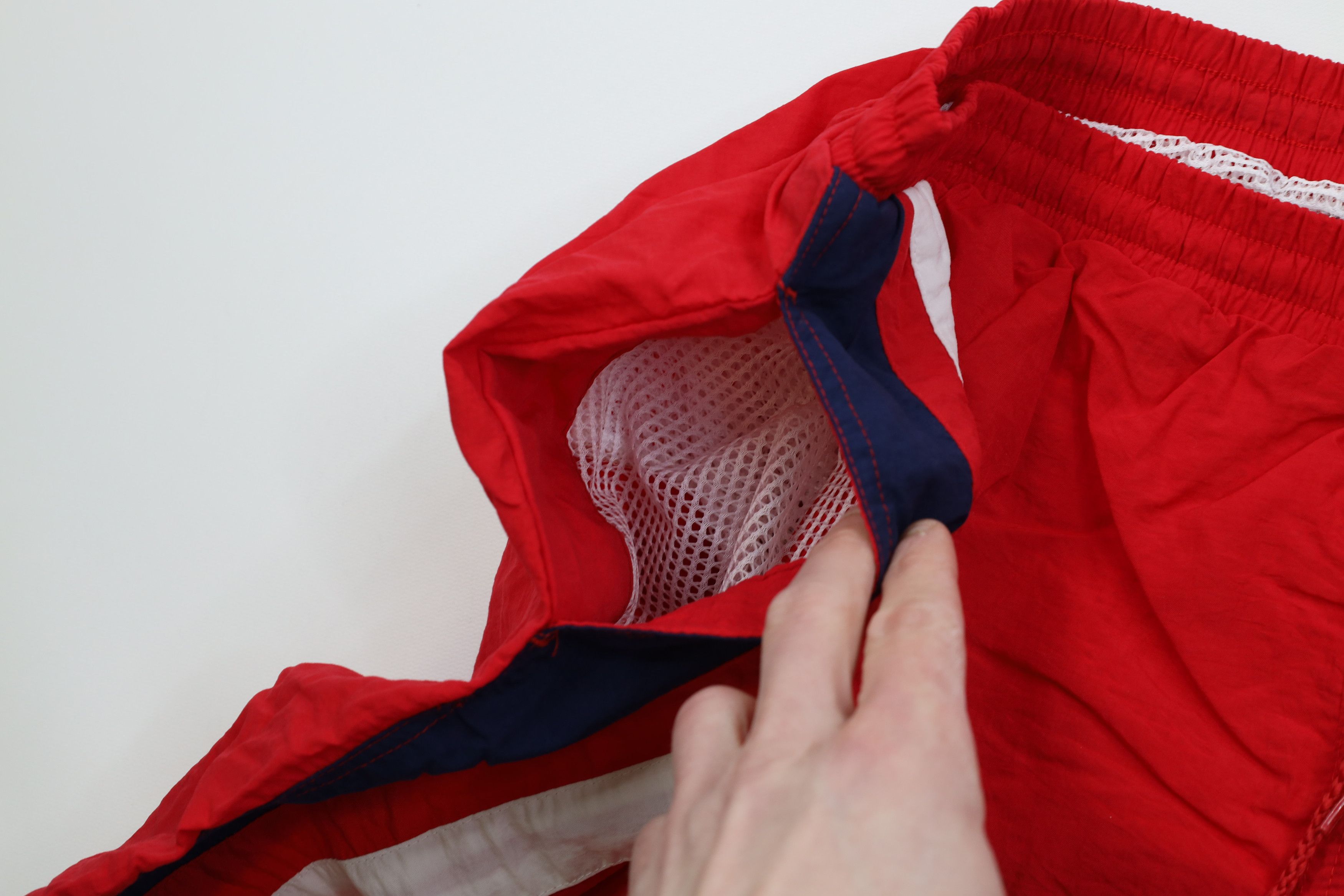 Vintage Deadstock Vintage 90s Streetwear Shorts Swim Trunks Red Size US 36 / EU 52 - 6 Thumbnail