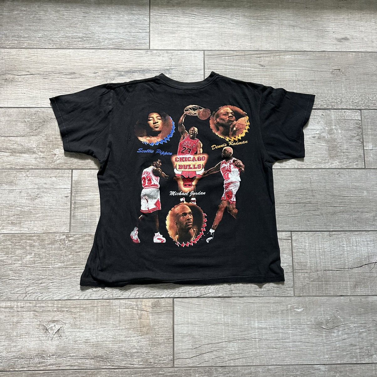 Vintage 90’S Chicago bulls rap tee Size US L / EU 52-54 / 3 - 2 Thumbnail