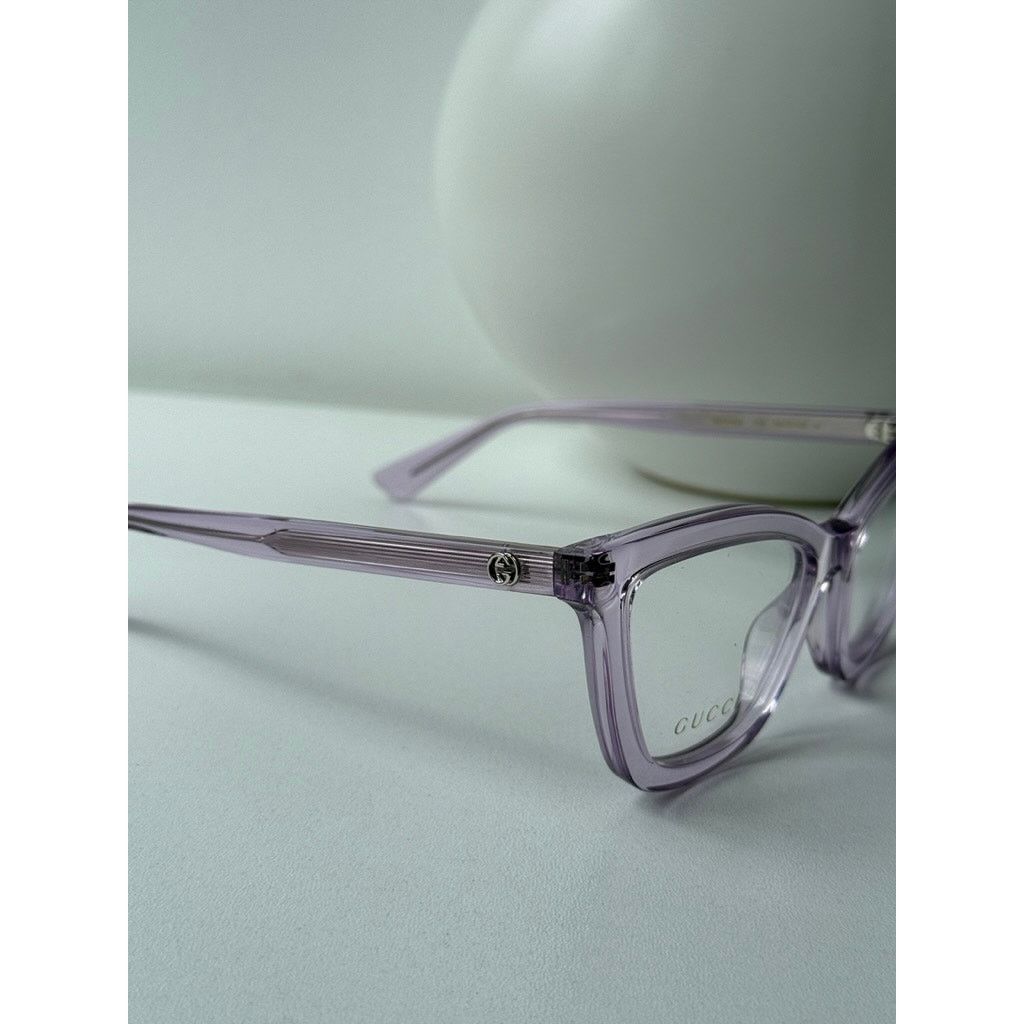 Gucci NEW Gucci GG1686O Lilac Purple Cat Eye Eyeglasses Frames Size ONE SIZE - 7 Thumbnail