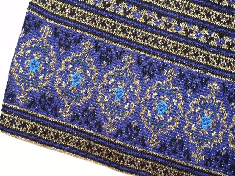 Kenzo KENZO Vintage blue gold knit sweater Size M / US 6-8 / IT 42-44 - 6 Thumbnail