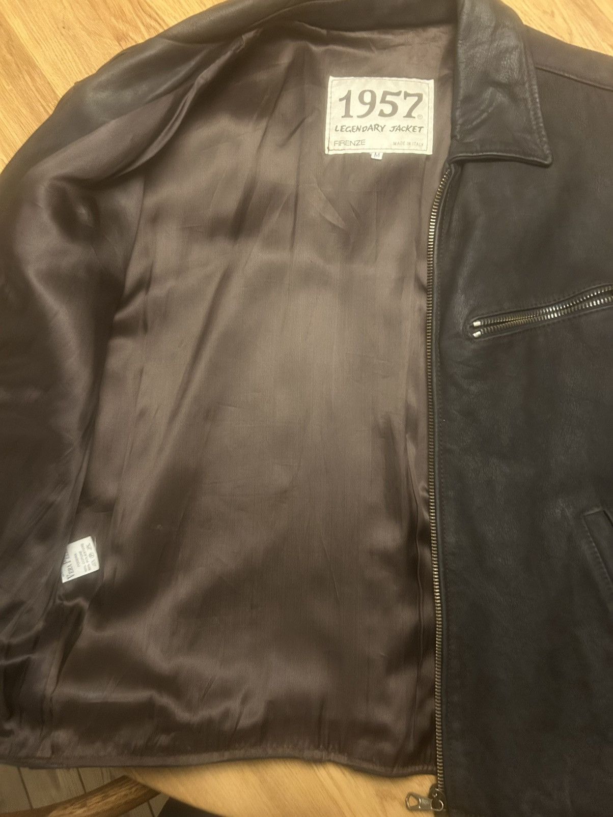 Swagger Vintage leather jacket Size US M / EU 48-50 / 2 - 2 Thumbnail
