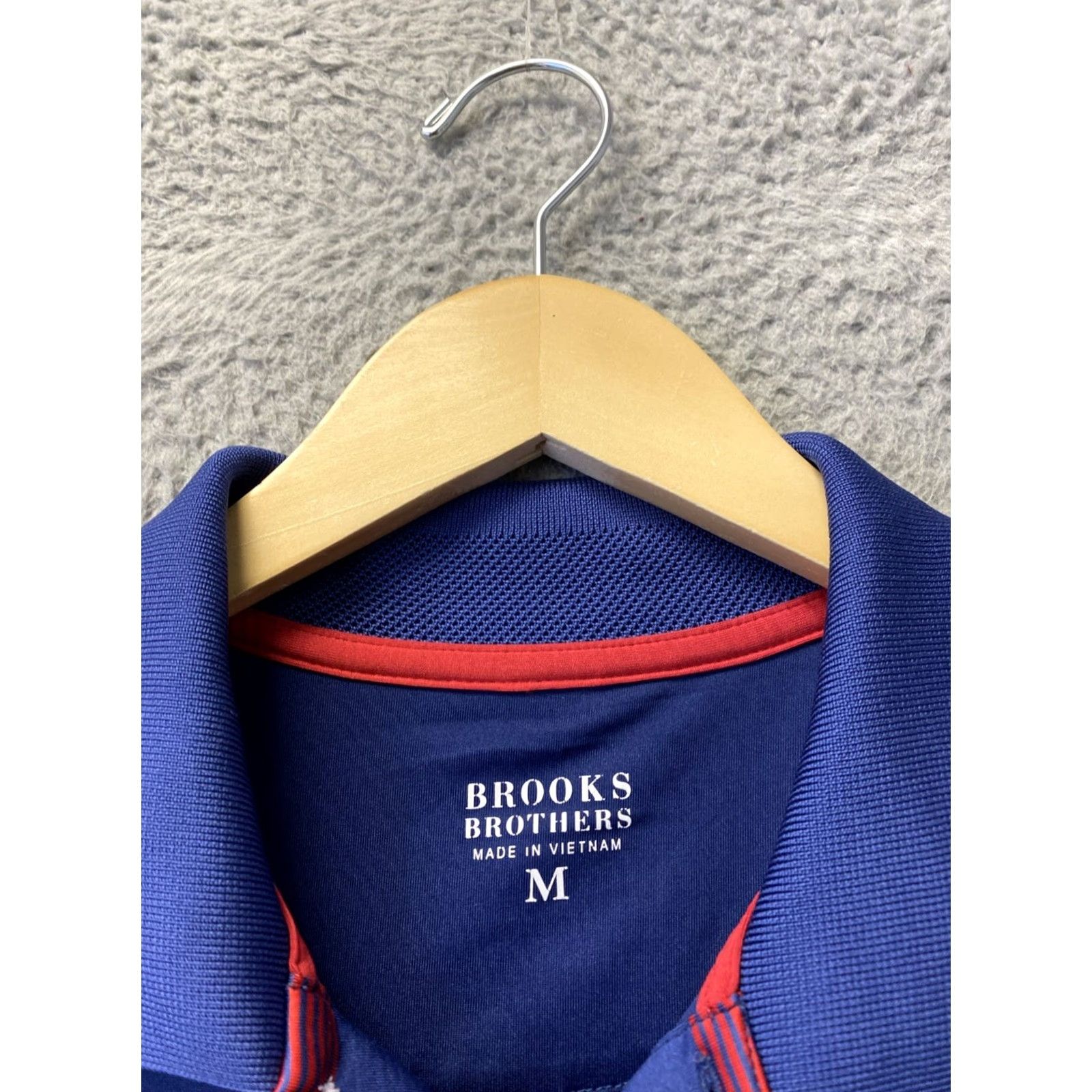 Brooks Brothers Brooks Brothers Polo Shirt Men Regular M Short Sleeve Knit Collared Pullover Multicolor Red Blue Golf Casual Activewear Shirt Size US M / EU 48-50 / 2 - 3 Thumbnail