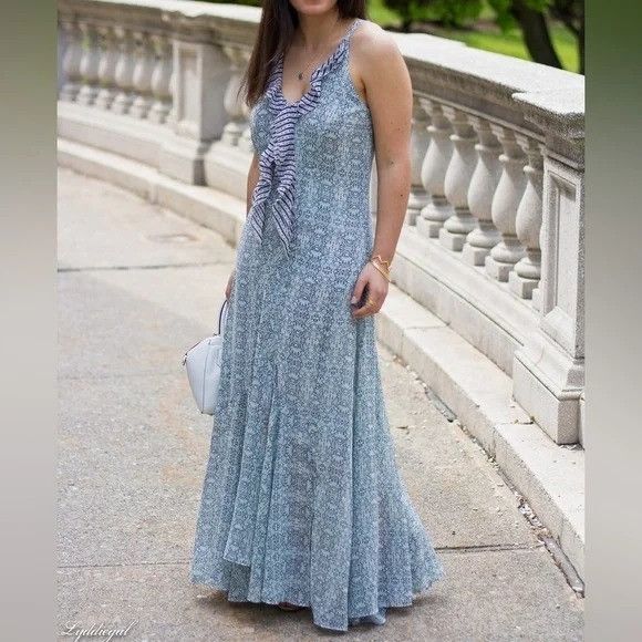 open lace back dress Yellow Midi Dress in Retro Print main image 1