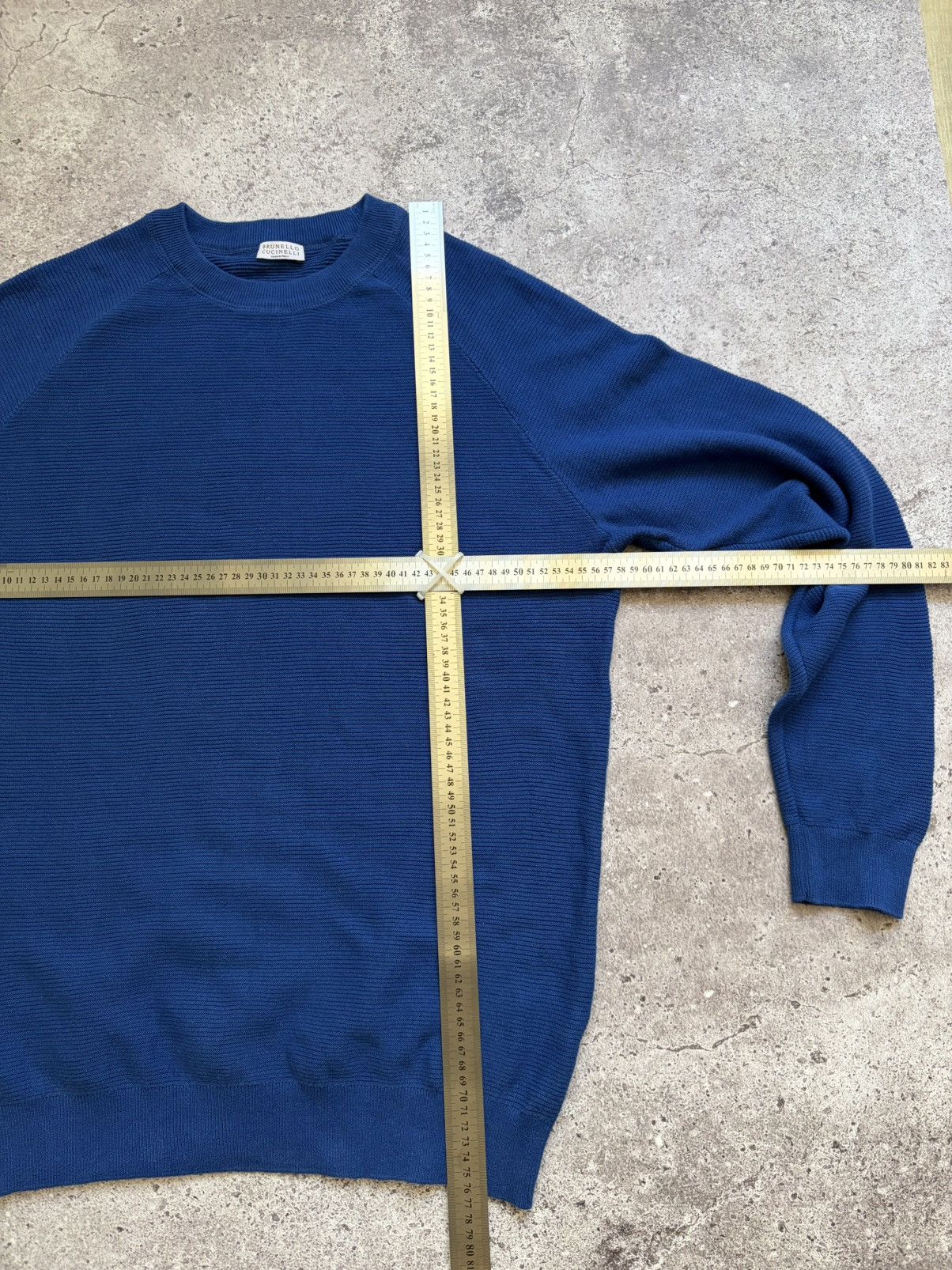 Brunello Cucinelli Brunello Cucinelli Blue Mens Sweater Size US XL / EU 56 / 4 - 9 Thumbnail