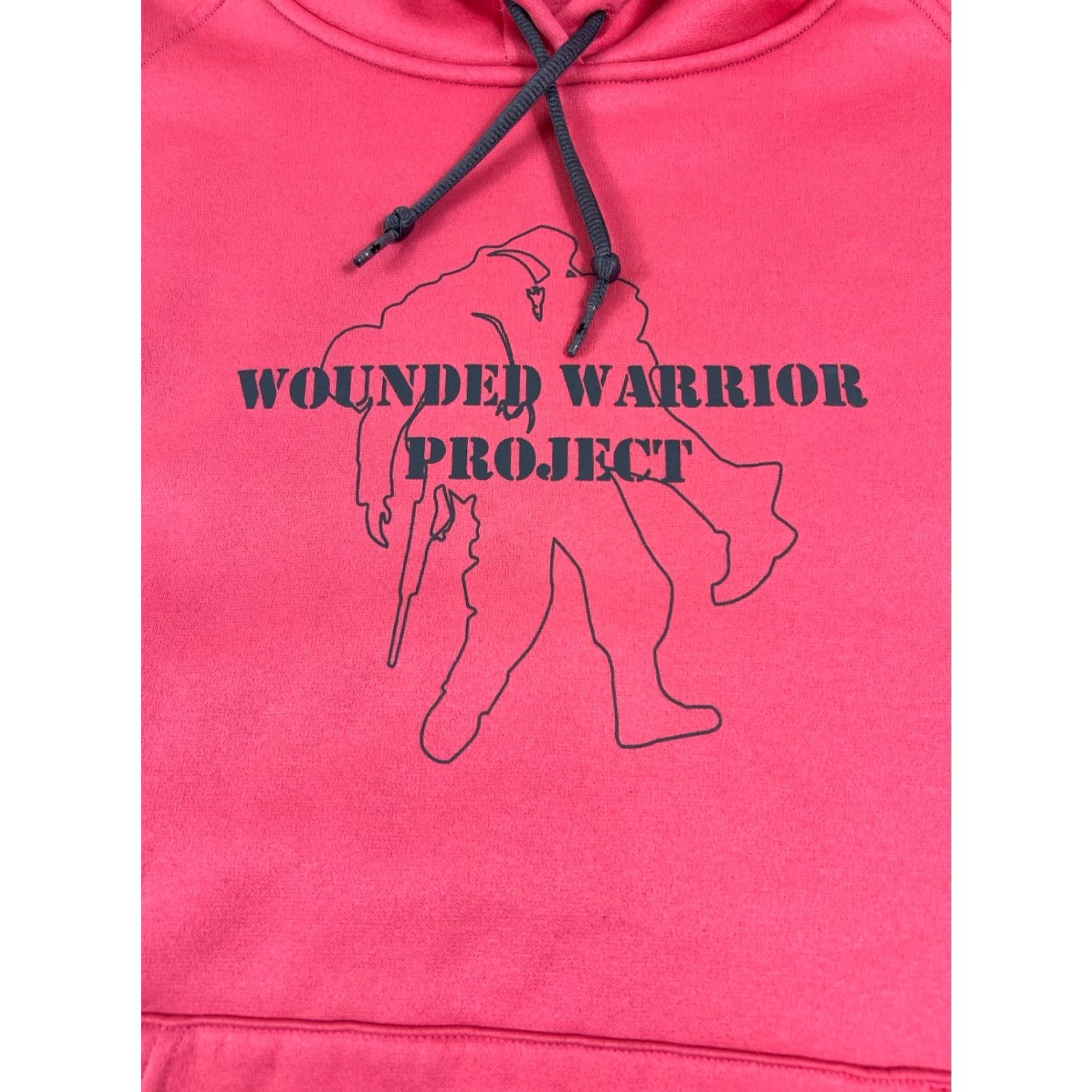 Under Armour Under Armour Hoodie Womens Pullover Pink Sweatshirt Hooded Pockets Wounded Warrior Size L Size L / US 10 / IT 46 - 5 Thumbnail