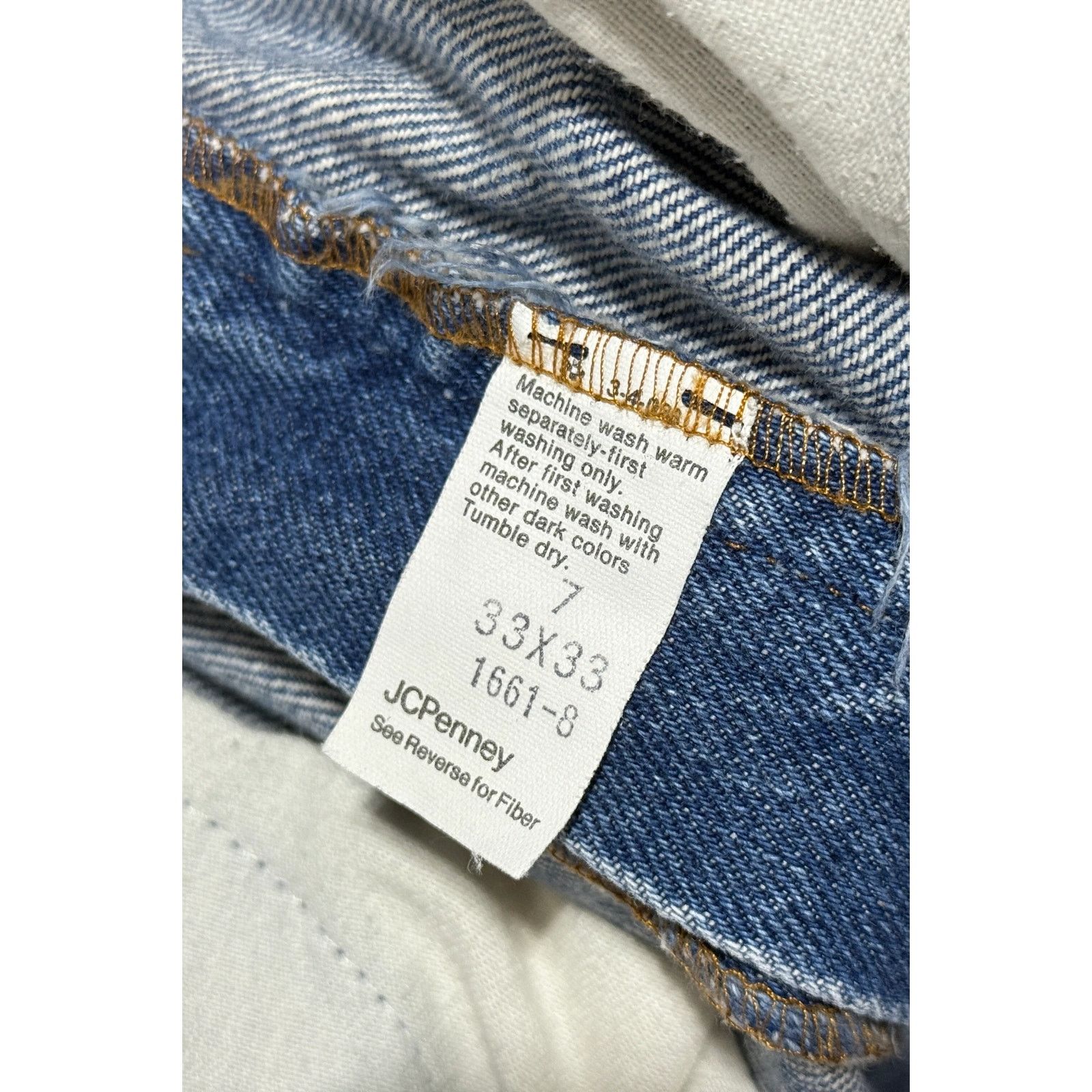JCPenney 1970s JC Penney Plain Pockets Jeans – Perfect Fade – Bootcut Size US 30 / EU 46 - 3 Thumbnail
