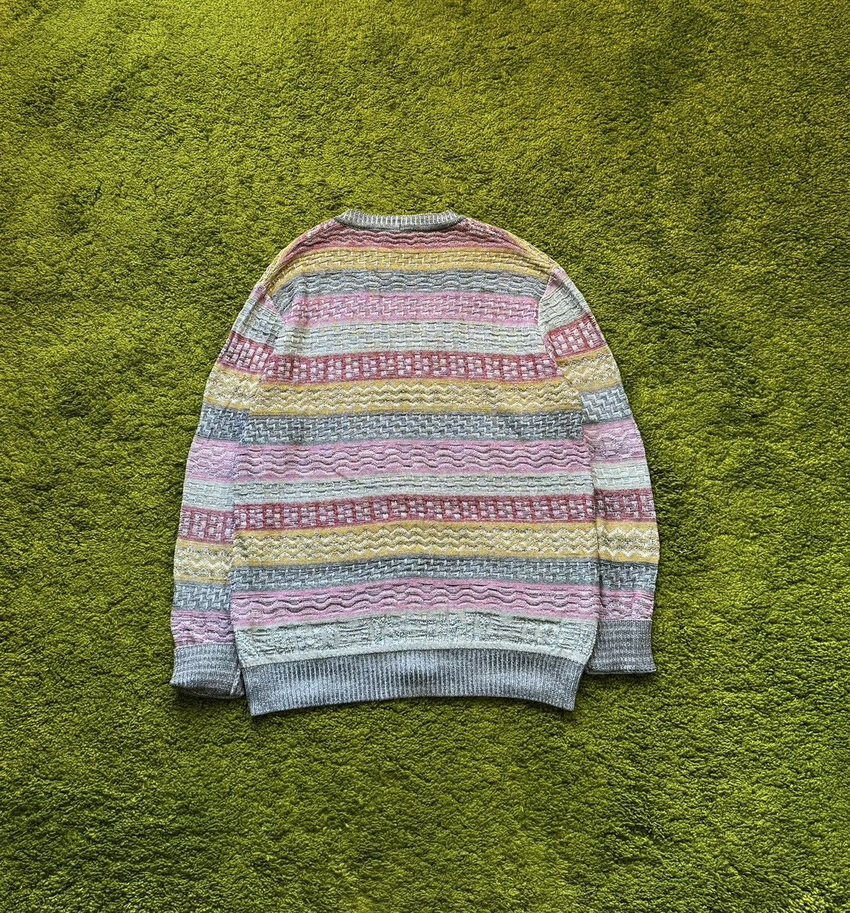 Missoni × Vintage Missoni 90s vintage iconic coloured cardigan sweater Size L / US 10 / IT 46 - 2 Thumbnail