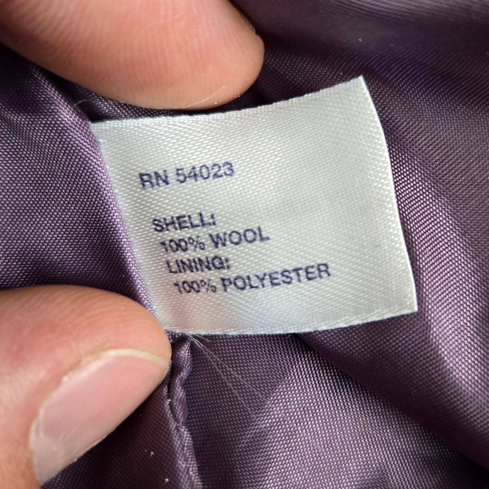 Gap GAP Purple Herringbone Wool Skirt Size 2 Size 26" / US 2 / IT 38 - 6 Thumbnail