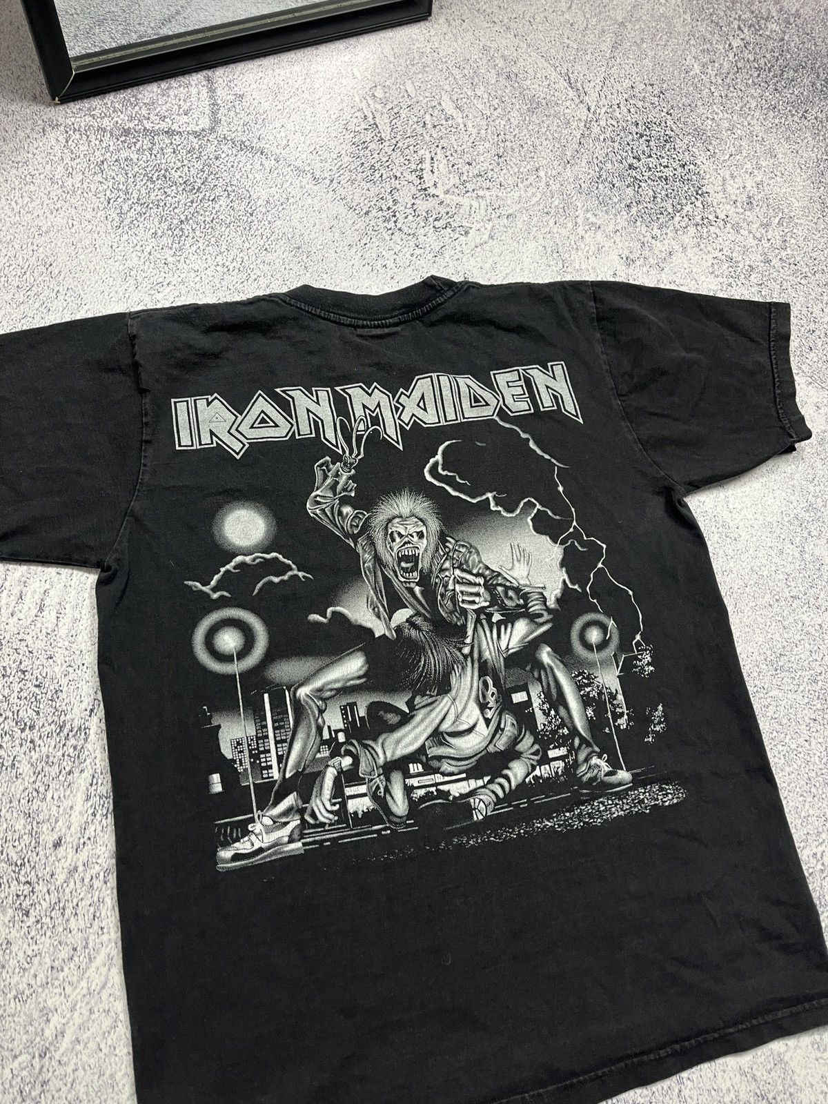 Iron Maiden Iron maiden No Prayer On The Road Tour Rock Metal T Shirt Size US M / EU 48-50 / 2 - 10 Thumbnail