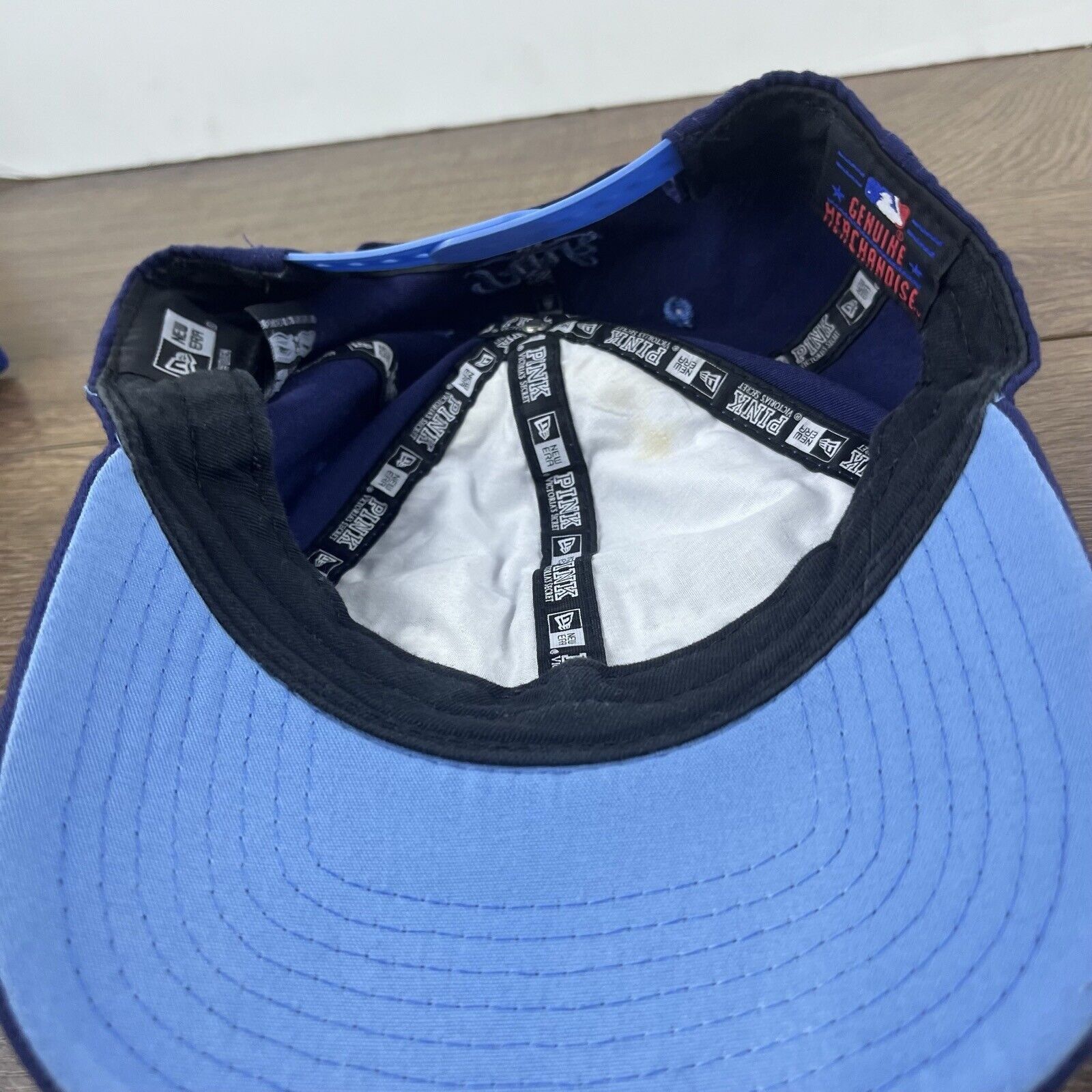 New Era Tampa Bay Rays Hat New Era Snapback Hat Blue Adjustable Hat Size ONE SIZE - 14 Thumbnail