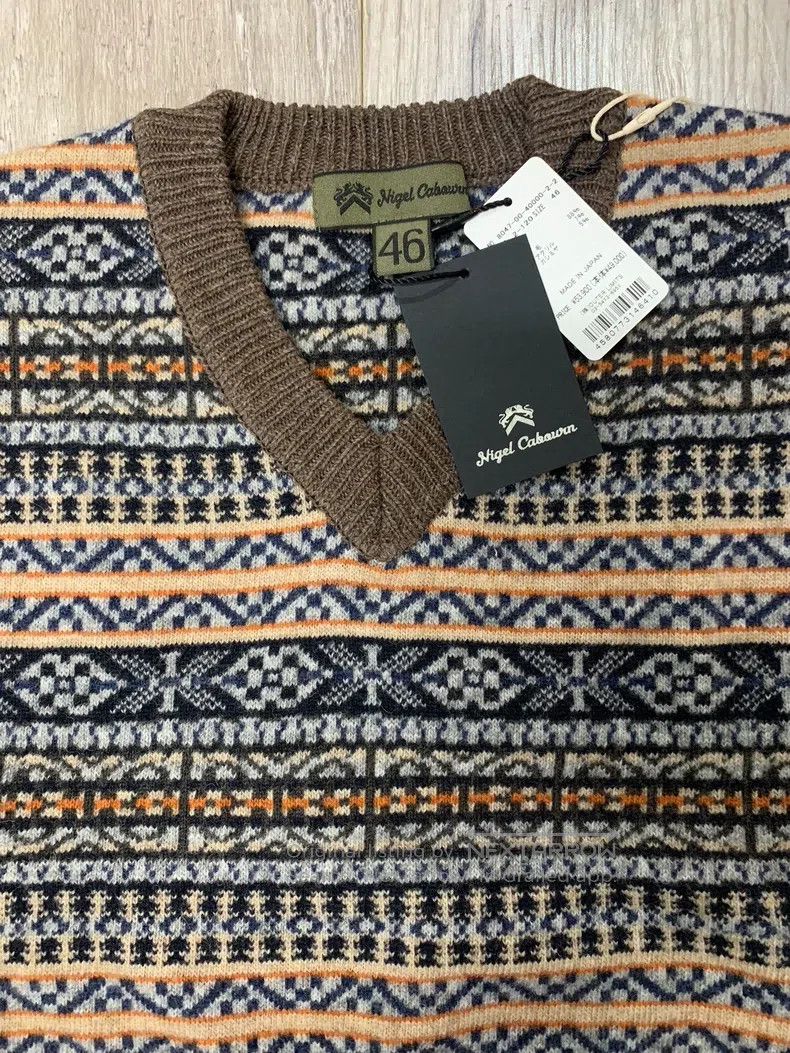 Nigel Cabourn Nigel Cabourn Fair Isle sweaters Size L / US 10 / IT 46 - 2 Thumbnail