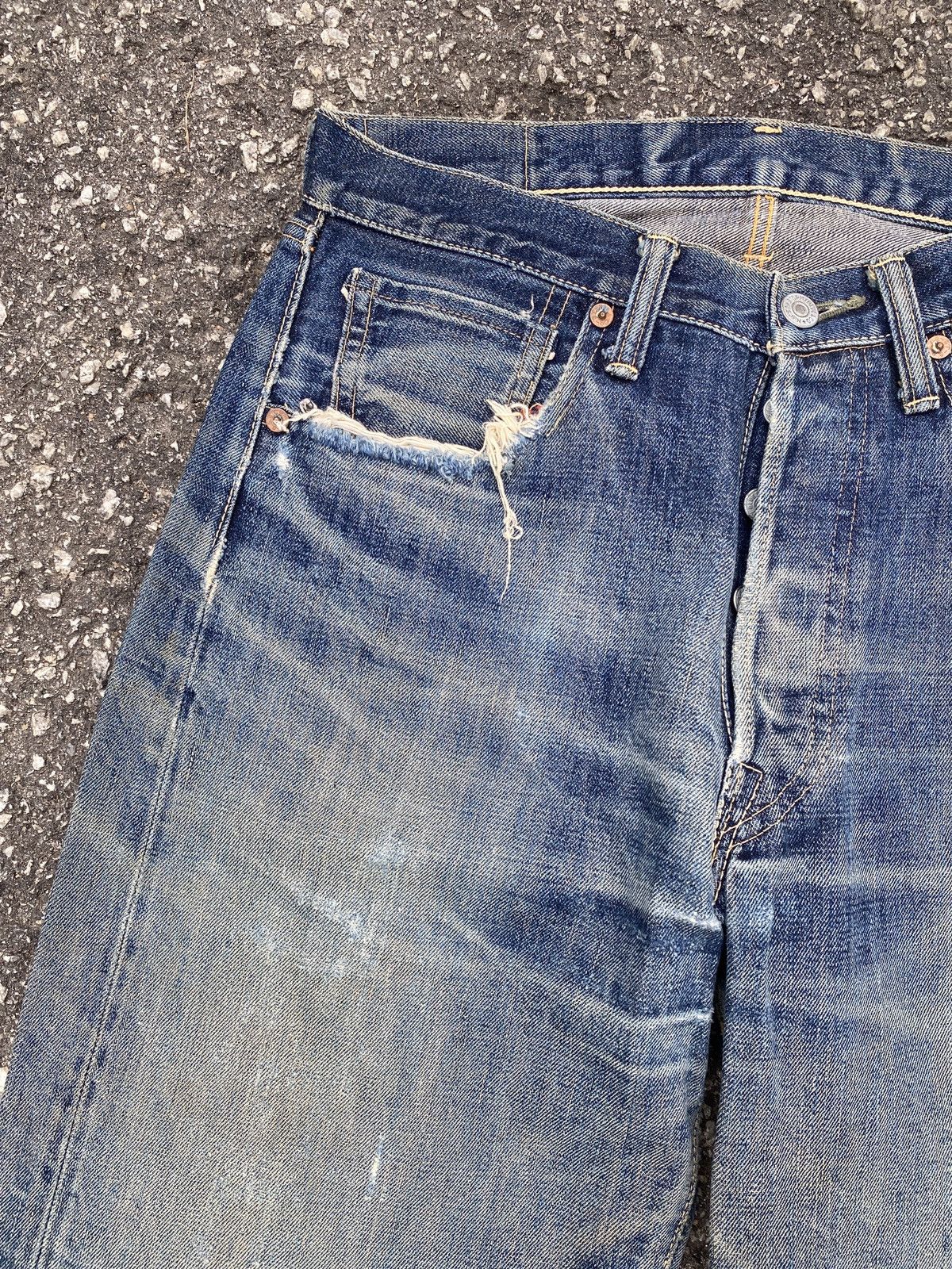 Japanese Brand × Pherrow's Vintage 90’s Pherrows Japan Washed Blue Selvedge Denim Size US 29 - 8 Thumbnail