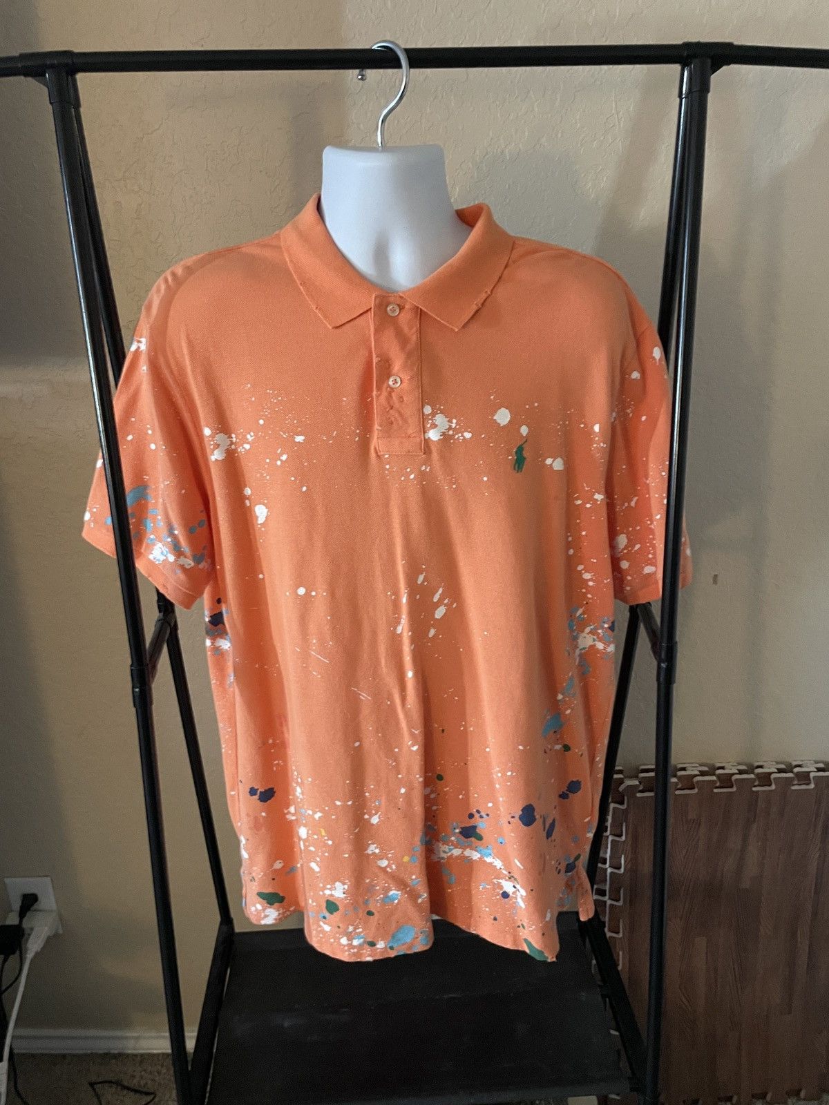 Polo Ralph Lauren Custom Fit Paint Splash Classics SS polo knits 125.00 Size US XL / EU 56 / 4 - 1 Thumbnail