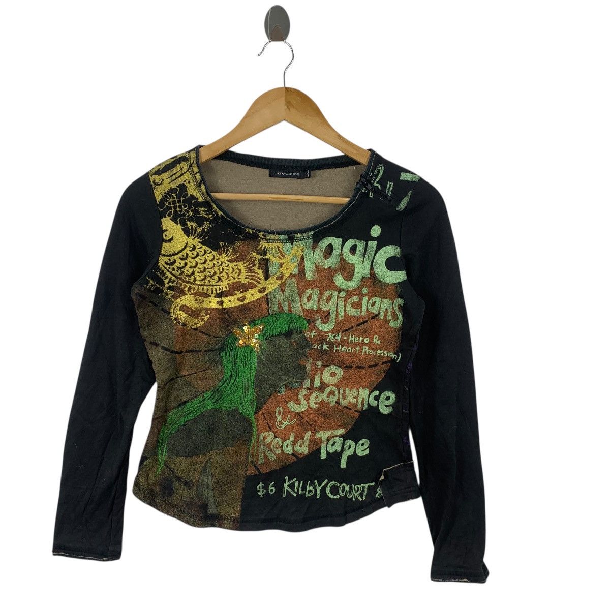 Other JOYLIFE KILBY COURT Rhinestone Bling Abstract Tee Shirt Size L / US 10 / IT 46 - 4 Thumbnail