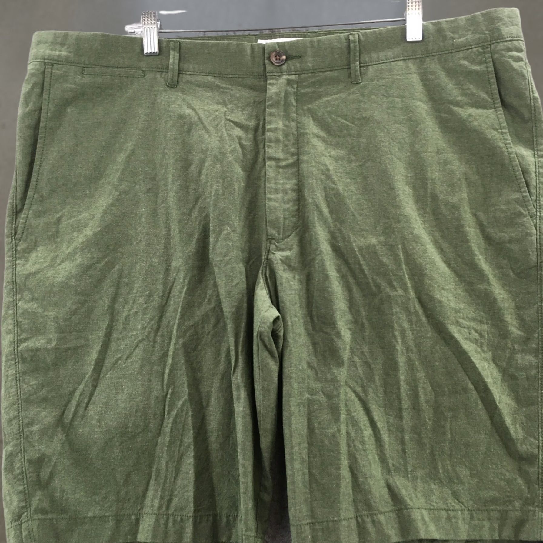 Vintage Goodfellow & Co Linden Chino Shorts Mens 42 Green Cotton Casual Zip Fly Size US 42 / EU 58 - 1 Thumbnail