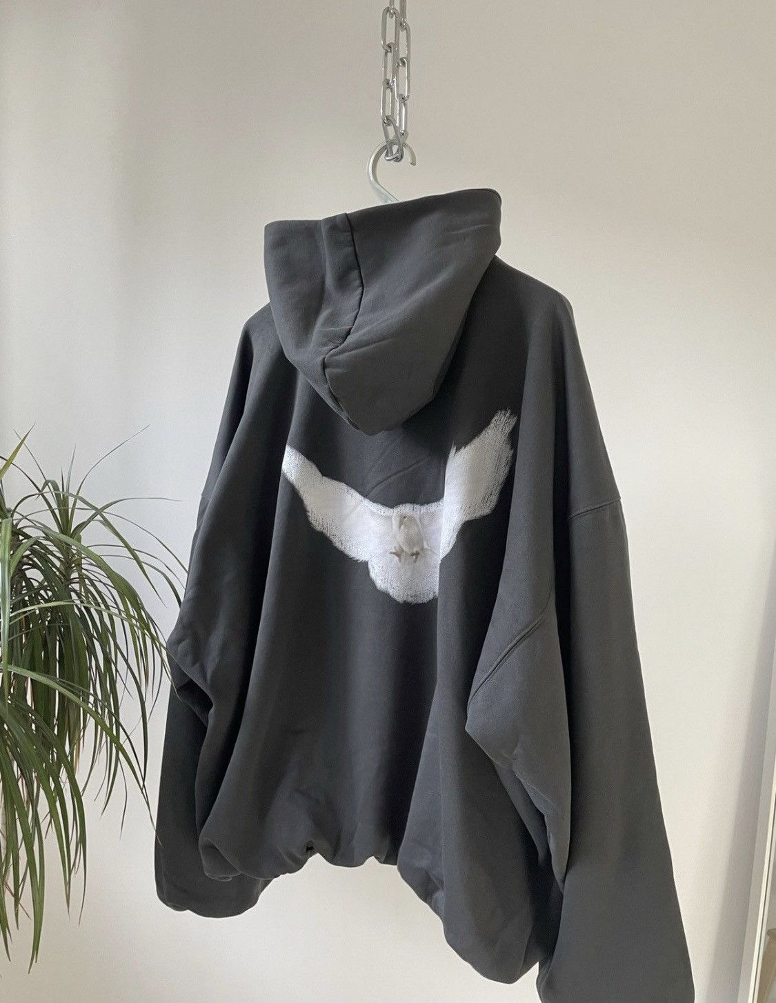 Yeezy Gap Balenciaga Dove Grey hoodie