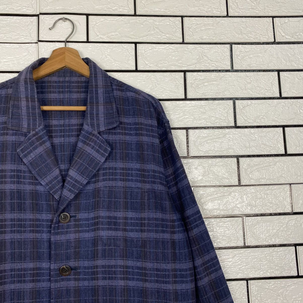 Japanese Brand 🔥VINTAGE CHORE JACKET EAST BOY TARTAN DESIGN ISSEY MIYAKE Size US L / EU 52-54 / 3 - 6 Thumbnail