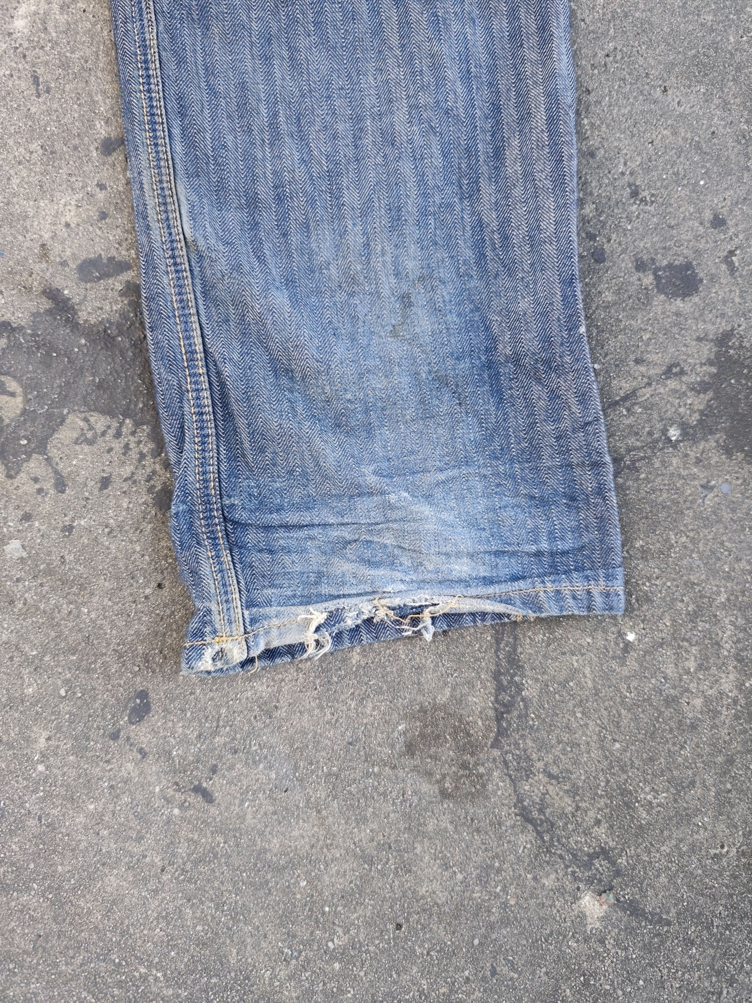 Hysteric Glamour Vintage 90s Hysteric Glamour Herringbone carpenter pants Size US 33 - 11 Thumbnail