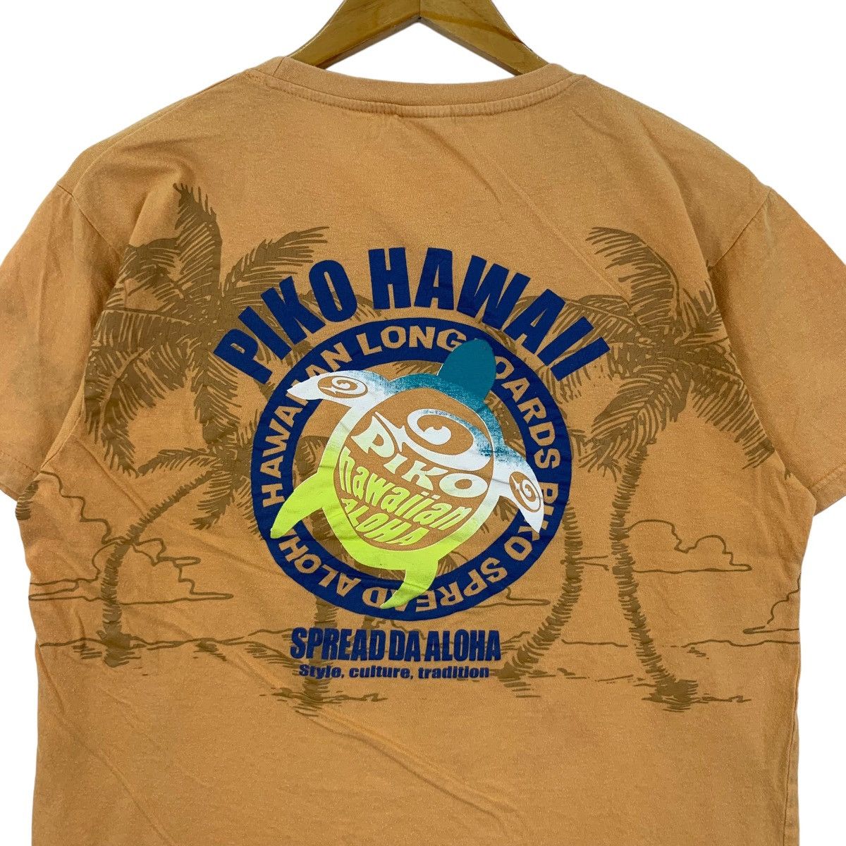 Vintage Vintage PIKO HAWAII ALOHA Sea Turtle Nature Tee Shirt Size L / US 10 / IT 46 - 5 Thumbnail