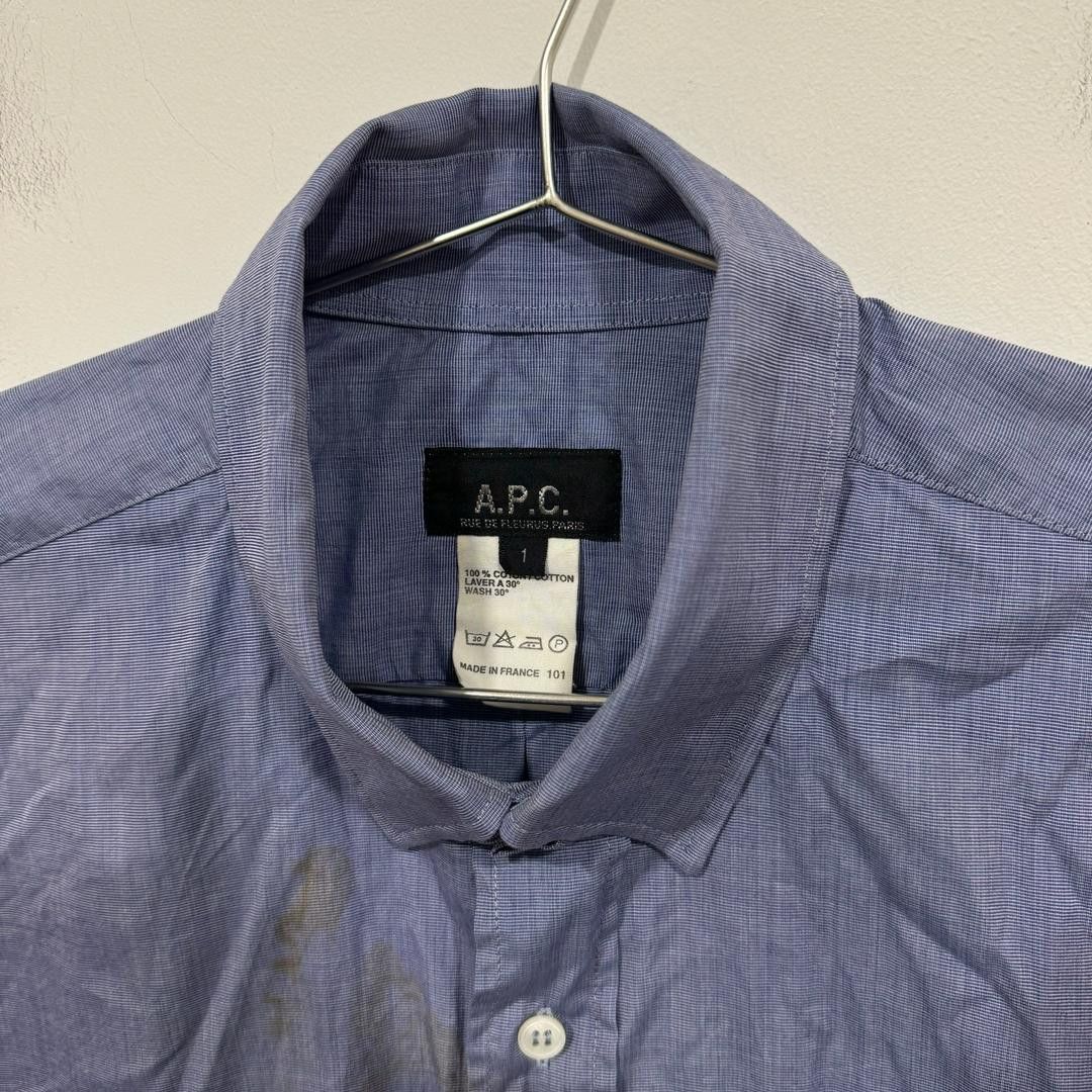 A.P.C. Vintage APC Blue Shirt Size US XL / EU 56 / 4 - 3 Thumbnail