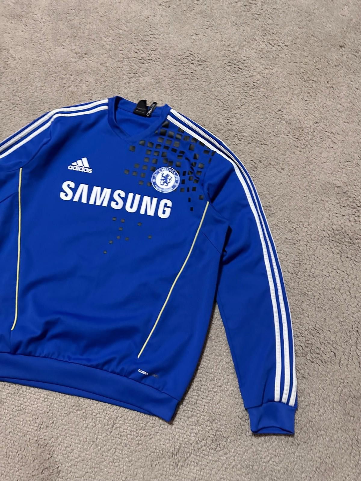 Adidas Vintage Adidas Chelsea Football Sweatshirt Soccer Track Top Size US L / EU 52-54 / 3 - 4 Thumbnail