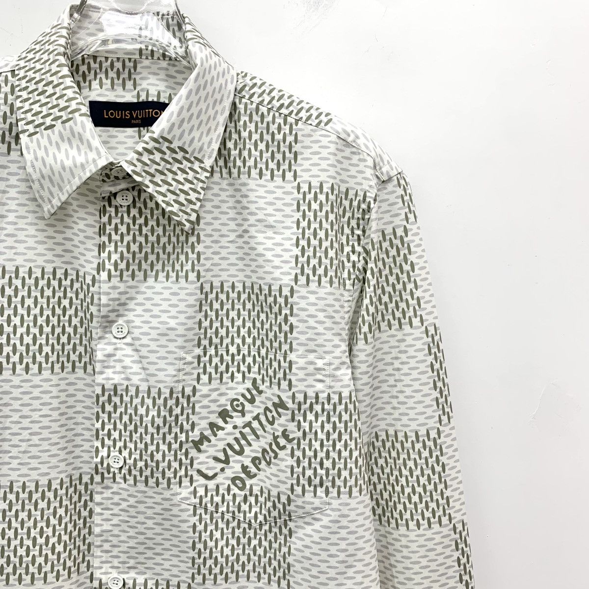 Louis Vuitton Louis Vuitton Color-block Damier Long Sleeve Shirt K26WX Size US XS / EU 42 / 0 - 3 Thumbnail