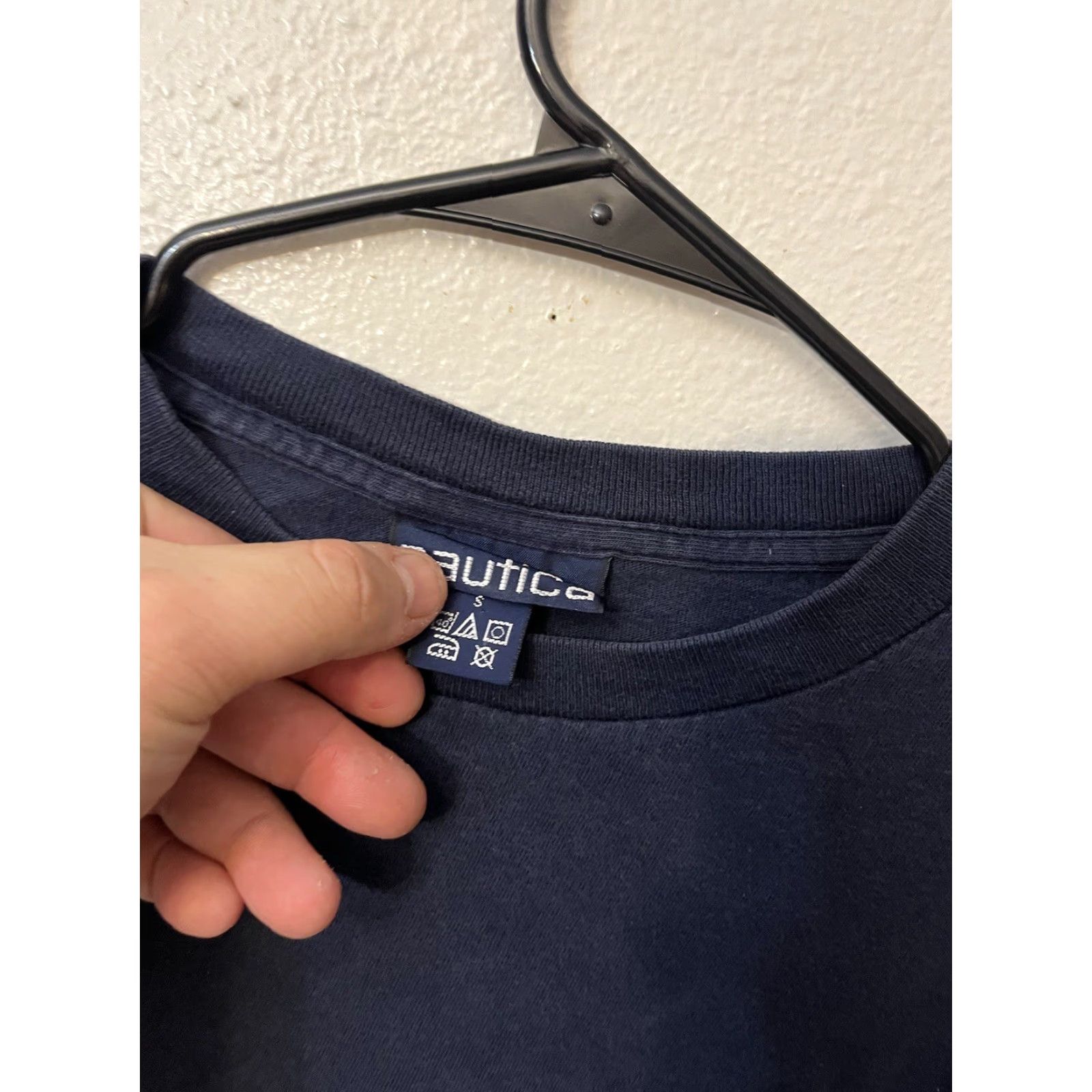 Nautica VINTAGE Nautica T-shirt Logo Navy Blue Crew Neck Men Tee S Red Sailing Logo Shirt Adult Small Mens Size US S / EU 44-46 / 1 - 3 Thumbnail