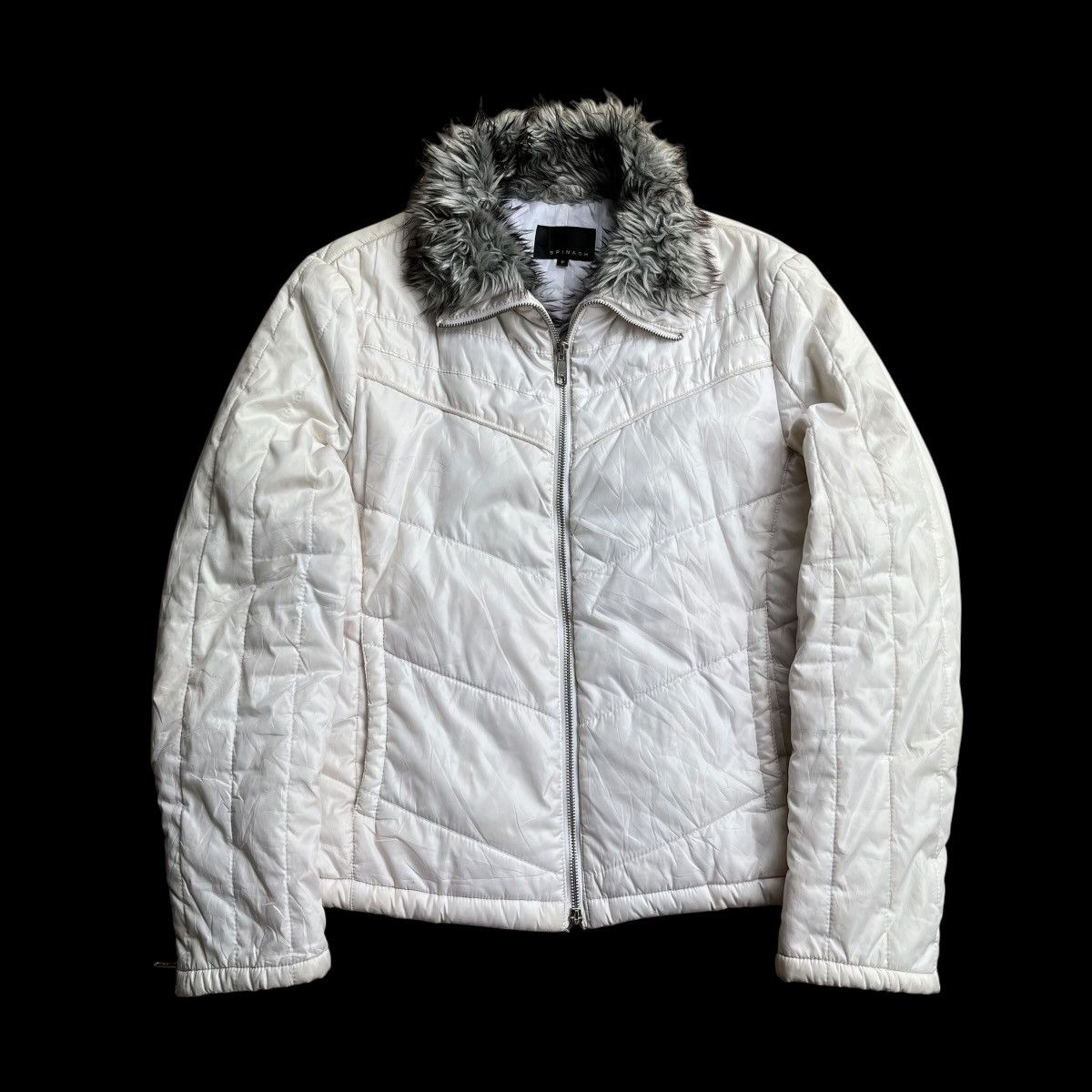 Japanese Brand Spinach Fur Bikers Jacket LGB Style Size US L / EU 52-54 / 3 - 5 Thumbnail