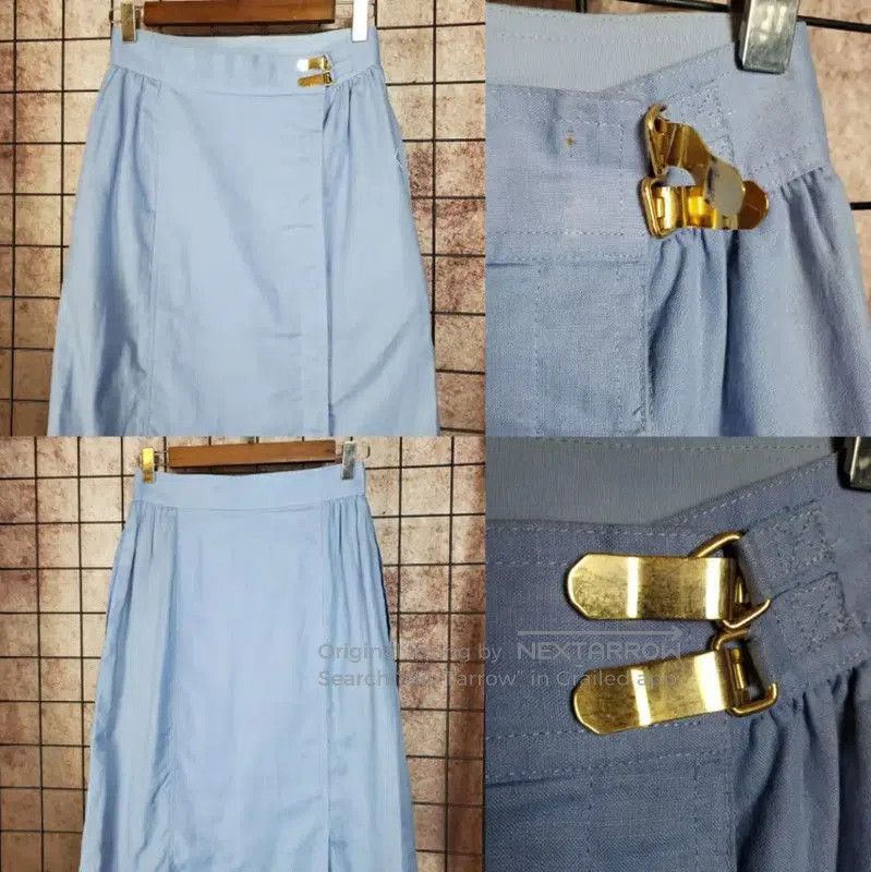 Dior Dior Embroidered Blue A. Size 26" / US 2 / IT 38 - 2 Thumbnail