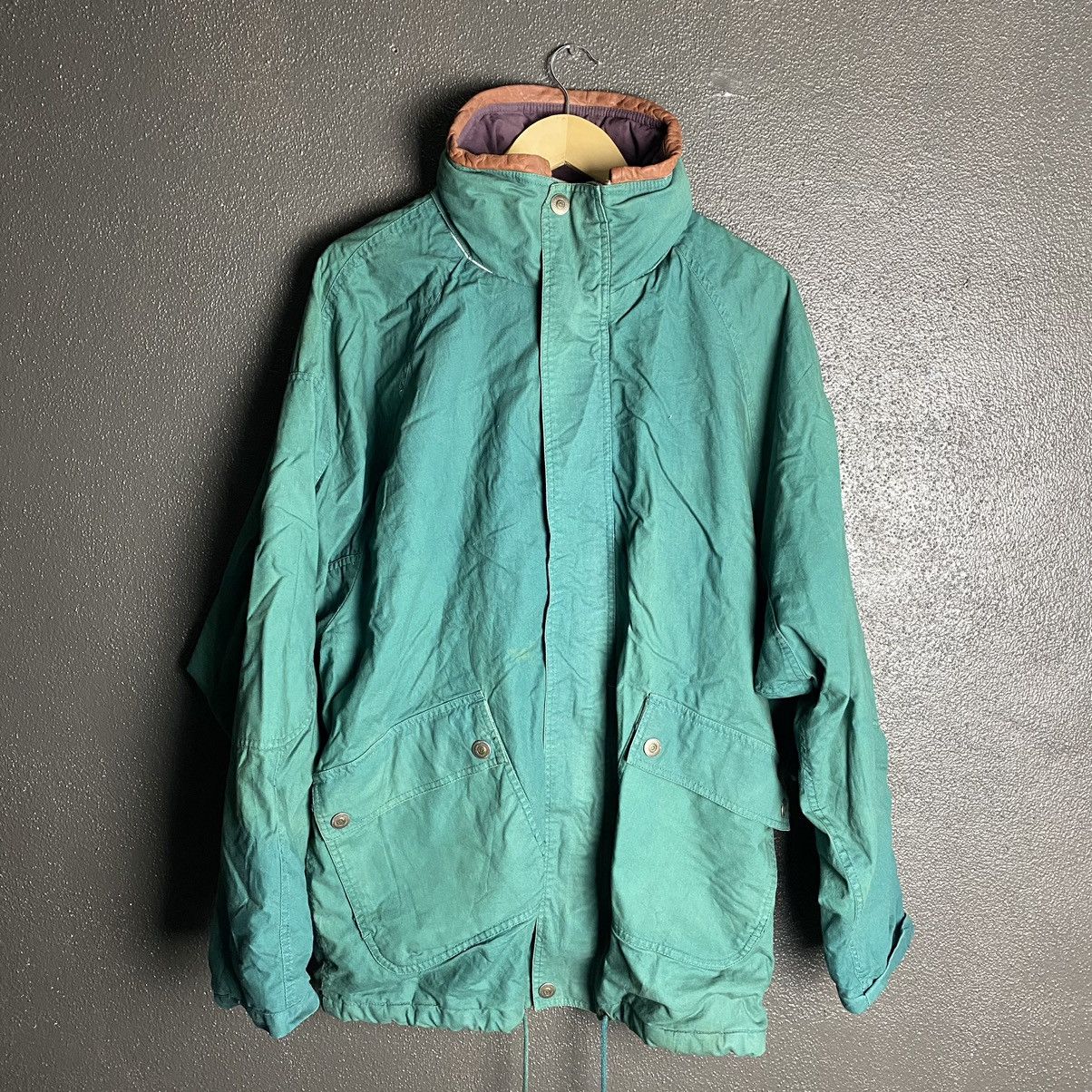 image of Urban Outfitters x Vintage Outerwear G Iii Vintage Hoodie Jacket in Jade Green, Men's (Size XL)