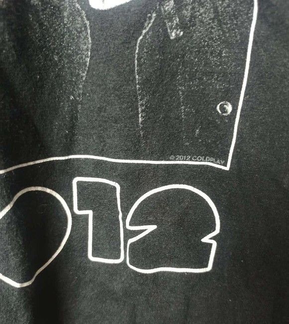 Band Tees 2012 COLDPLAY Tee Shirt, Rare Coldplay shirt Size S / US 4 / IT 40 - 6 Thumbnail
