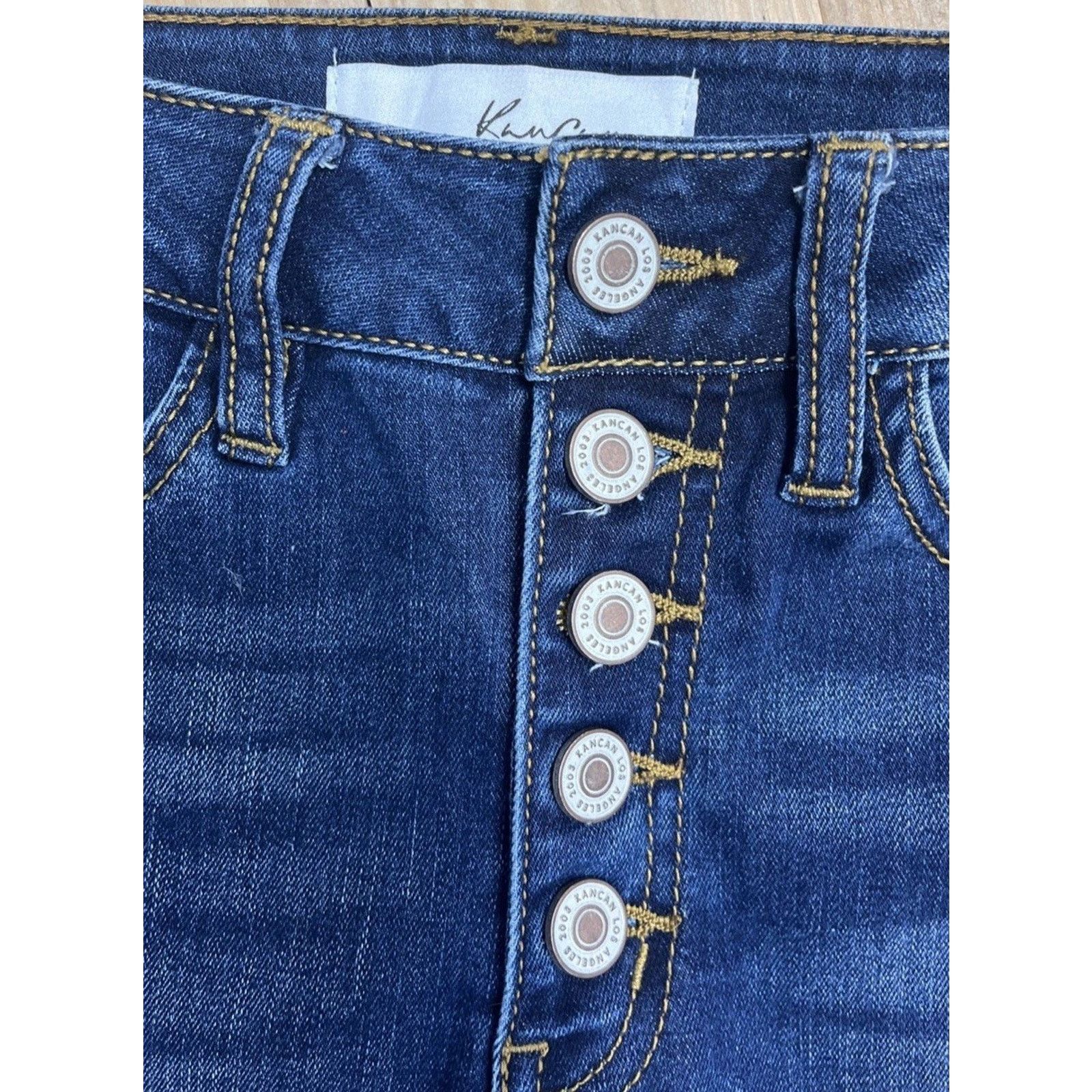 Other KANCAN 1/24 Blue High Rise Ankle Skinny Jeans Women Size 24" / US 00 / IT 34 - 3 Thumbnail