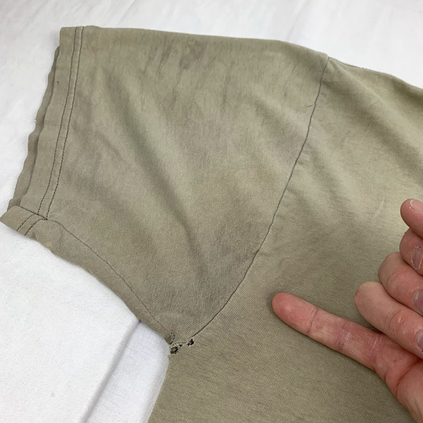 Jerzees VINTAGE American Red Cross Shirt Adult Large Tan Coastal Poker Run Thrashed 90s Size US L / EU 52-54 / 3 - 6 Thumbnail