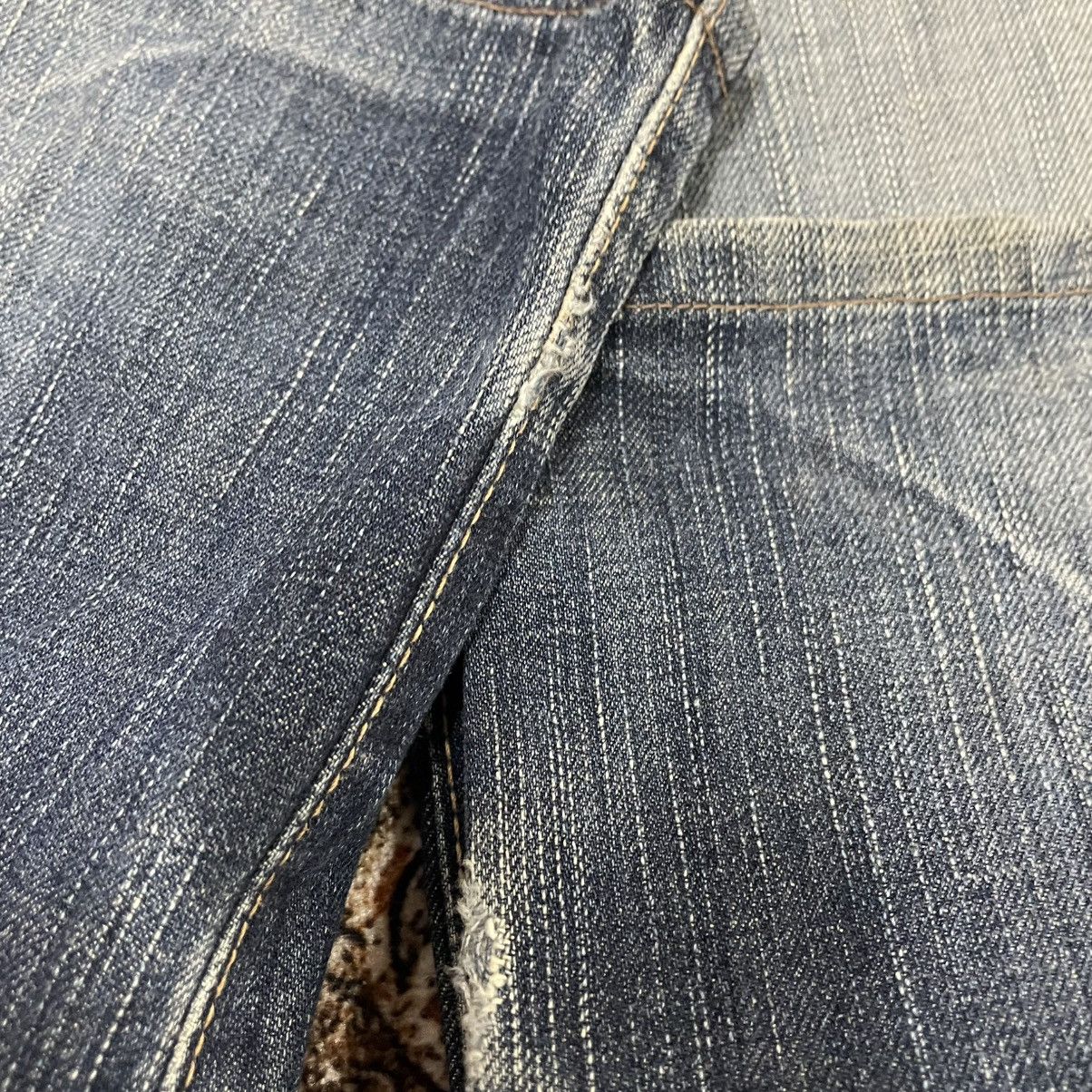 Edwin 🔥Vintage Edwin 503 Stoned Washed Distress Denim Jeans Size US 30 / EU 46 - 8 Thumbnail