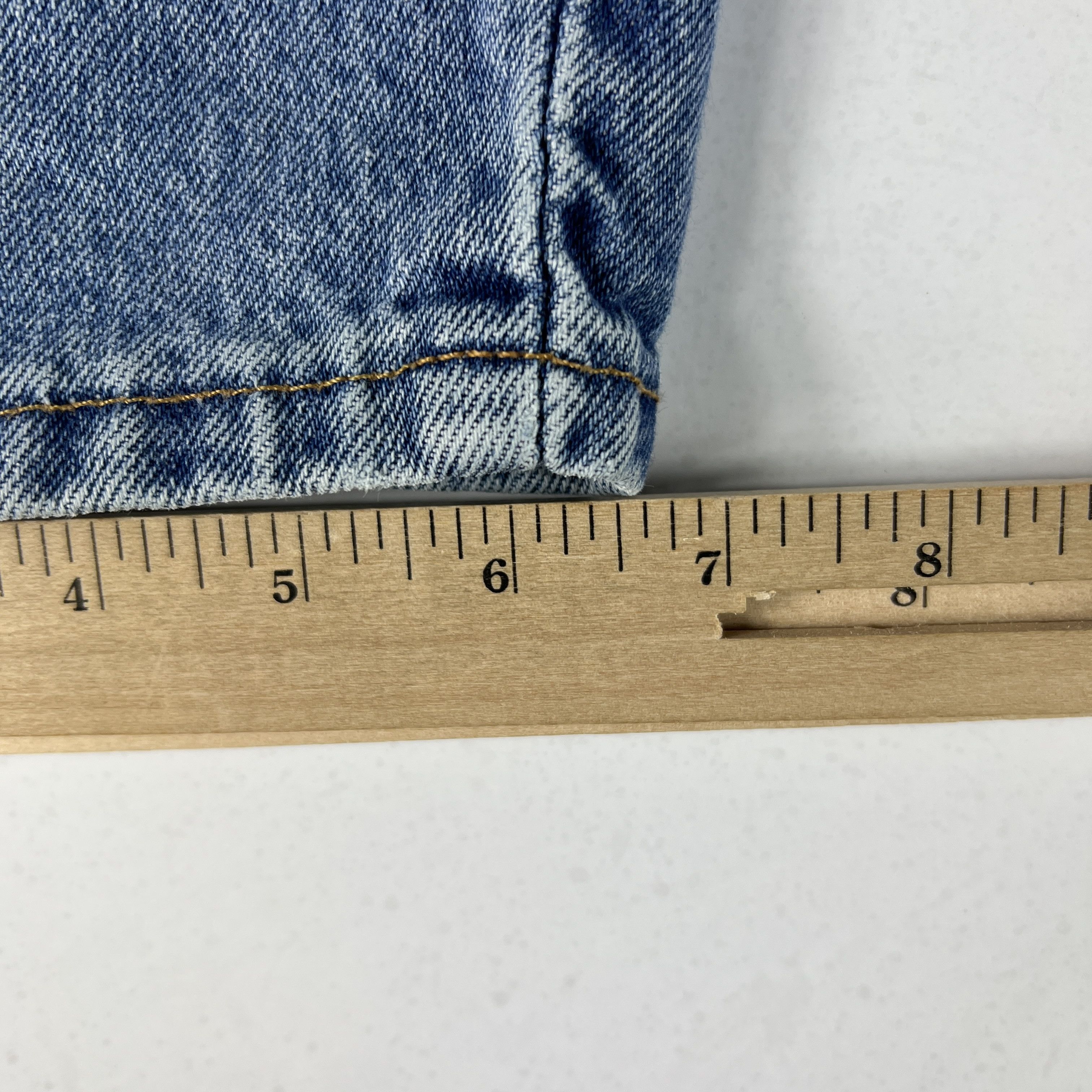 Levi's × Vintage VTG 90s Levi's Jeans 560 Loose Tapered Blue Cotton Denim Size US 32 / EU 48 - 16 Thumbnail