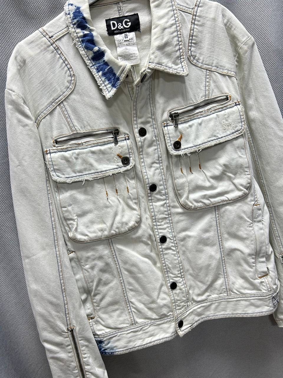 Dolce & Gabbana Vintage Dolce & Gabbana denim Jacket Size US XL / EU 56 / 4 - 4 Thumbnail
