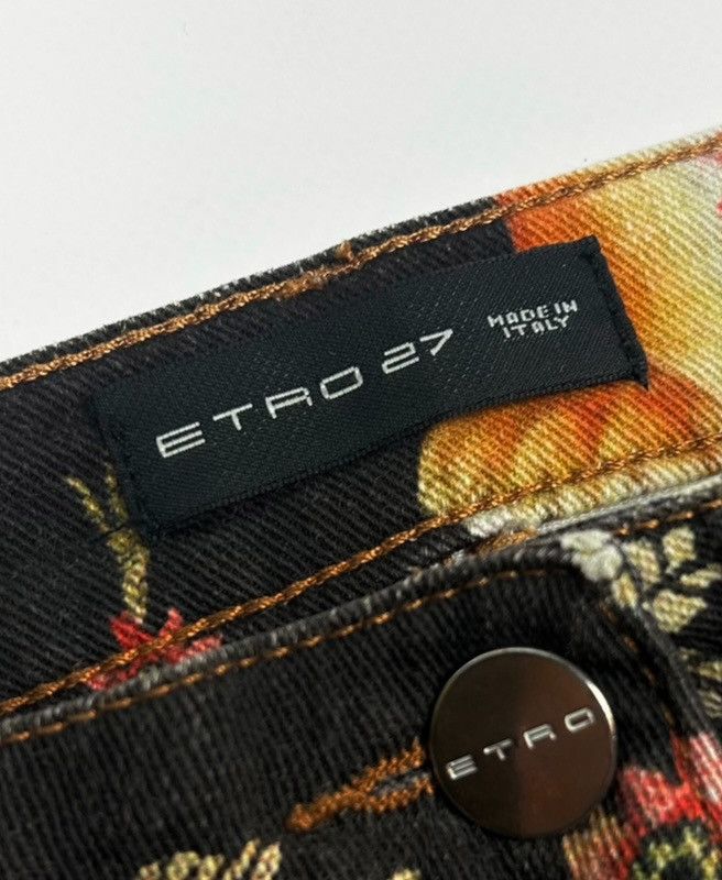Etro ETRO Milano womens Tiger & Floral Print Pants Size 27" / US 4 / IT 40 - 17 Thumbnail