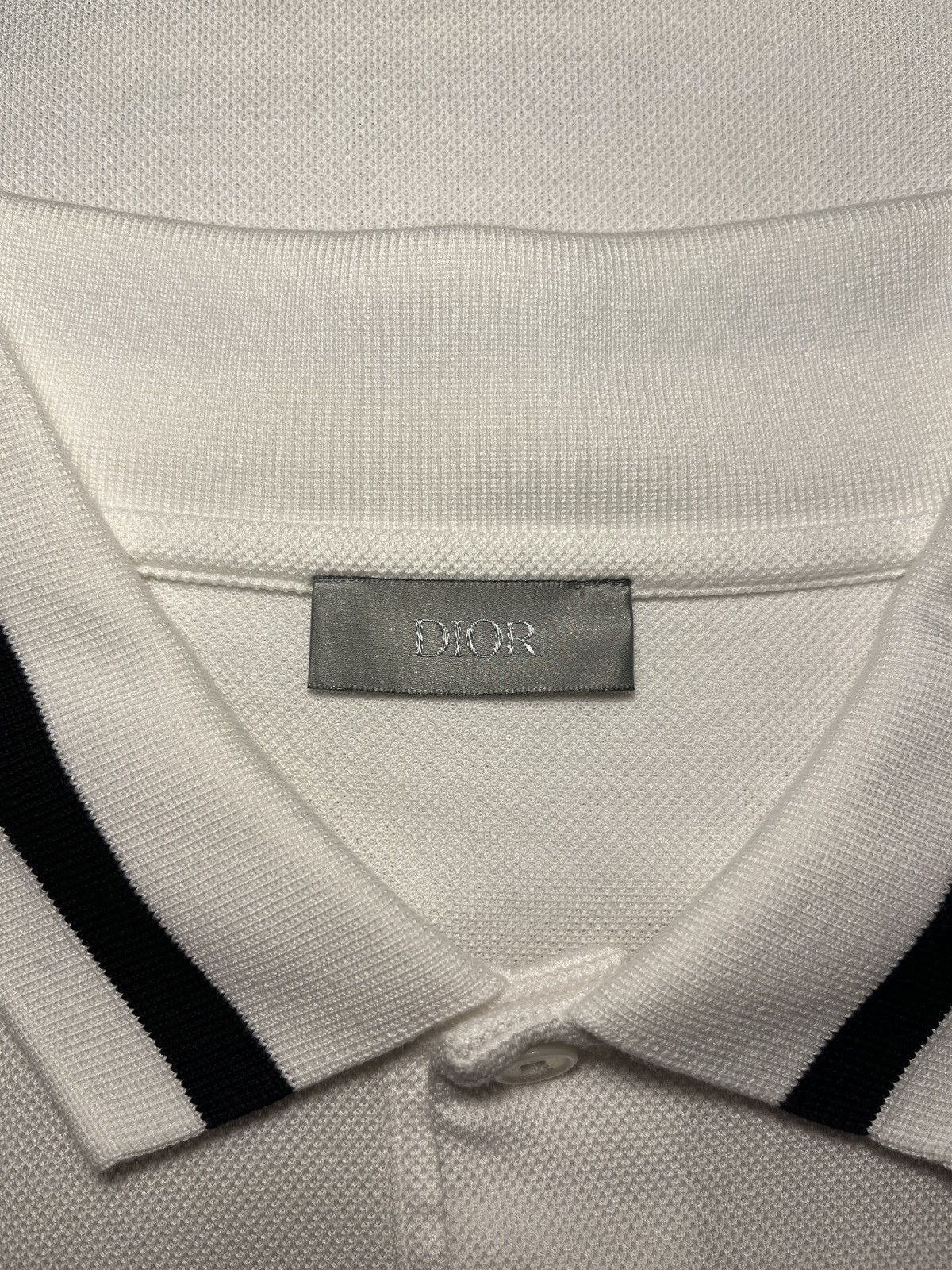 Dior Dior x Air Jordan logo polo neck t-shirt Size US L / EU 52-54 / 3 - 3 Thumbnail