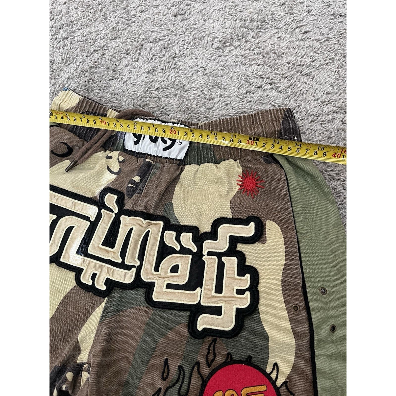 Other GRMY 15th Anniv Camo Embroidered Boxing Shorts S Streetwear Size US 29 - 7 Thumbnail