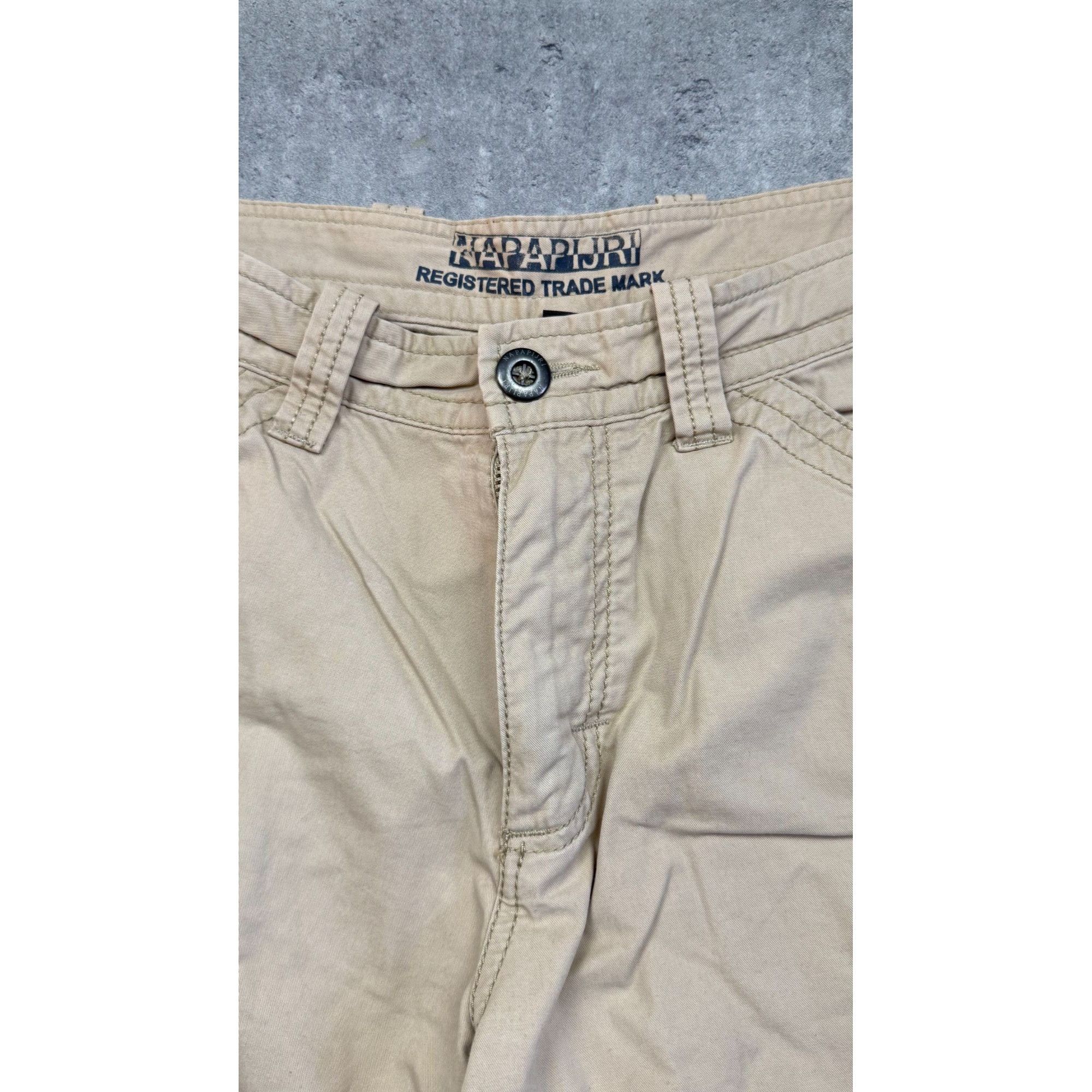 Napapijri Napapijri Noto Cargo Shorts Beige - Size 32 (W32) Size US 30 / EU 46 - 5 Thumbnail