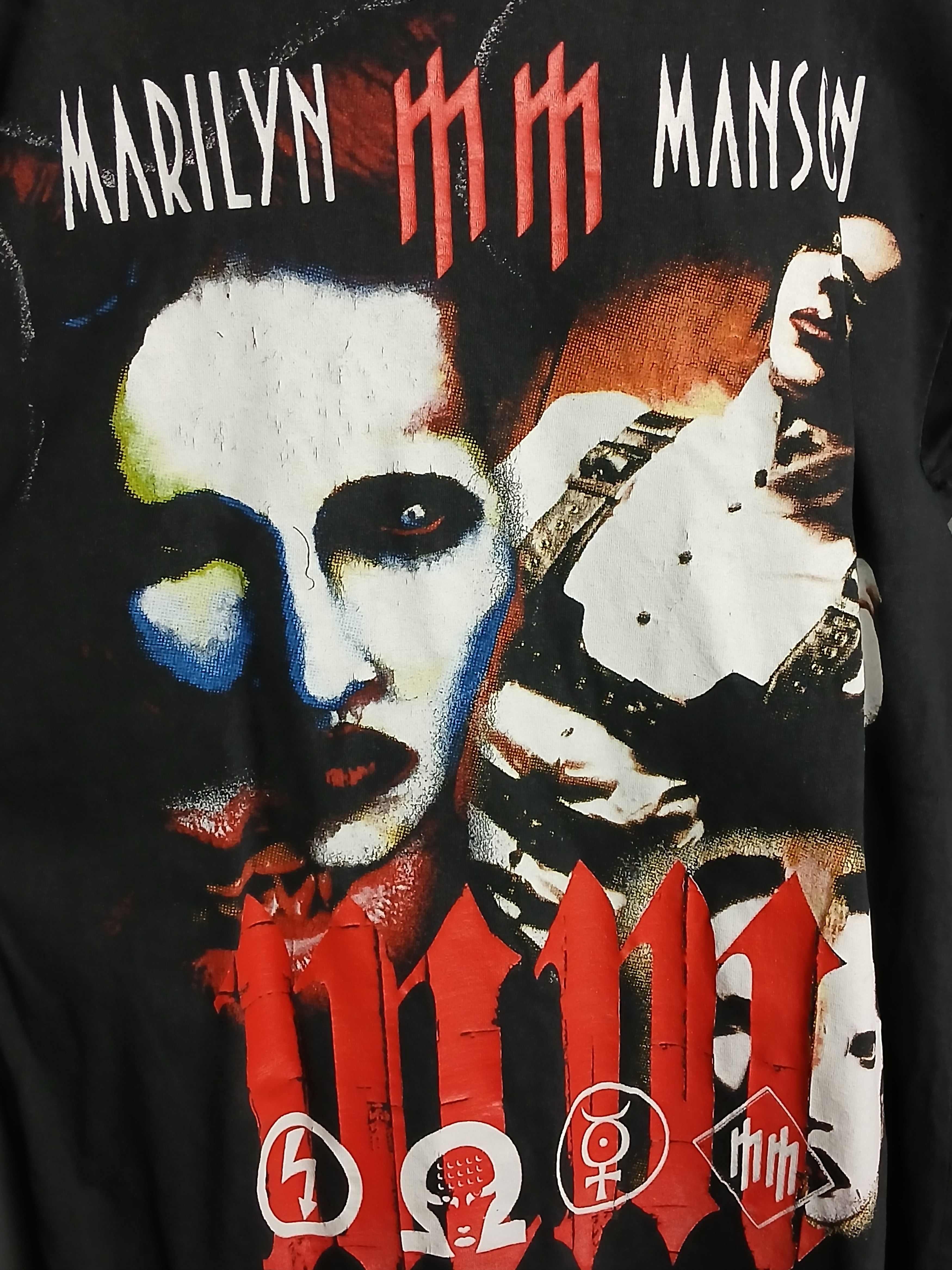 Band Tees × Marilyn Manson × Vintage Vintage 2004 Marilyn Manson T-Shirt Size US S / EU 44-46 / 1 - 3 Thumbnail