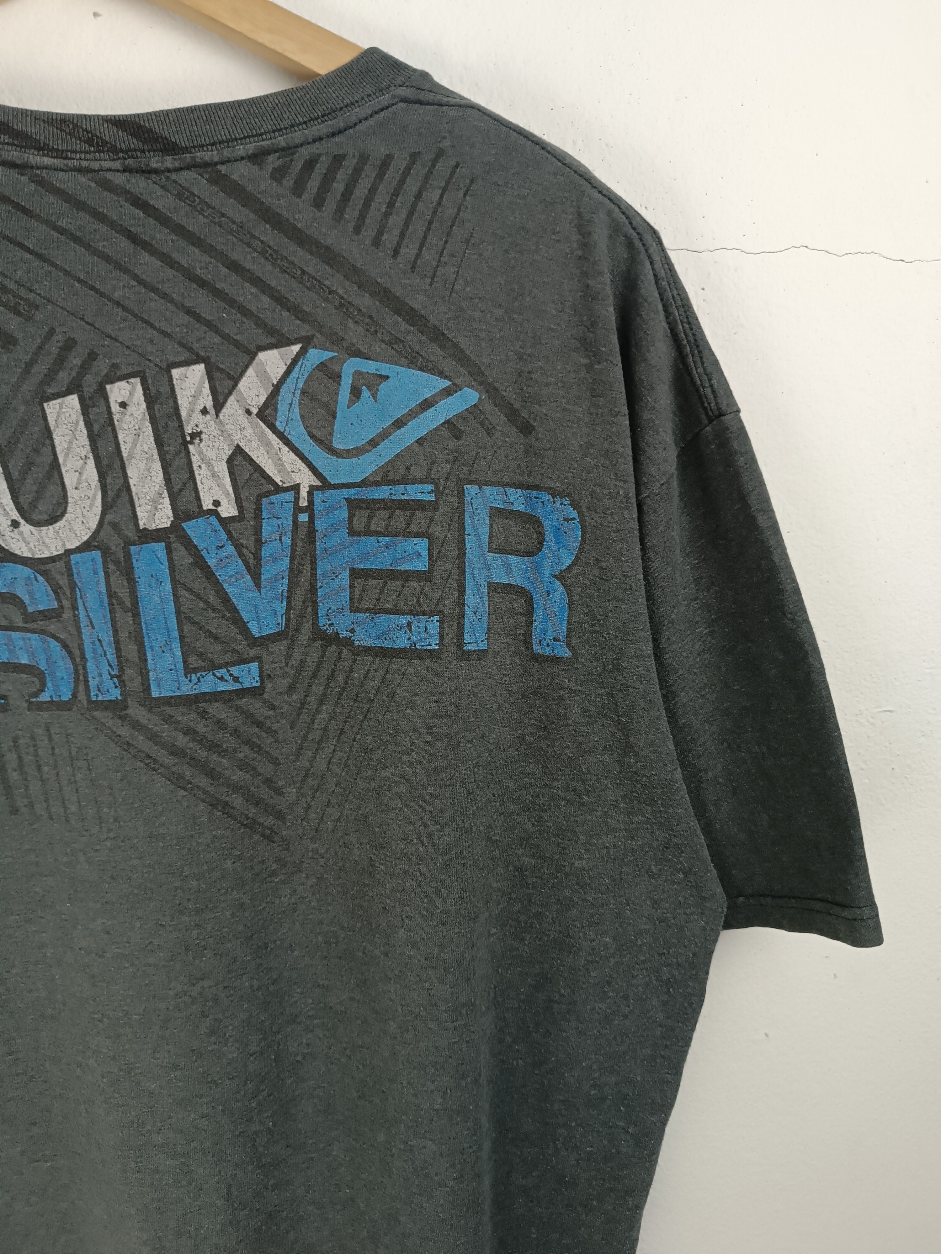Quiksilver VINTAGE Y2K QUIKSILVER BACKHIT TEE O'NEILL RVCA SURF SKI Size US XL / EU 56 / 4 - 14 Thumbnail