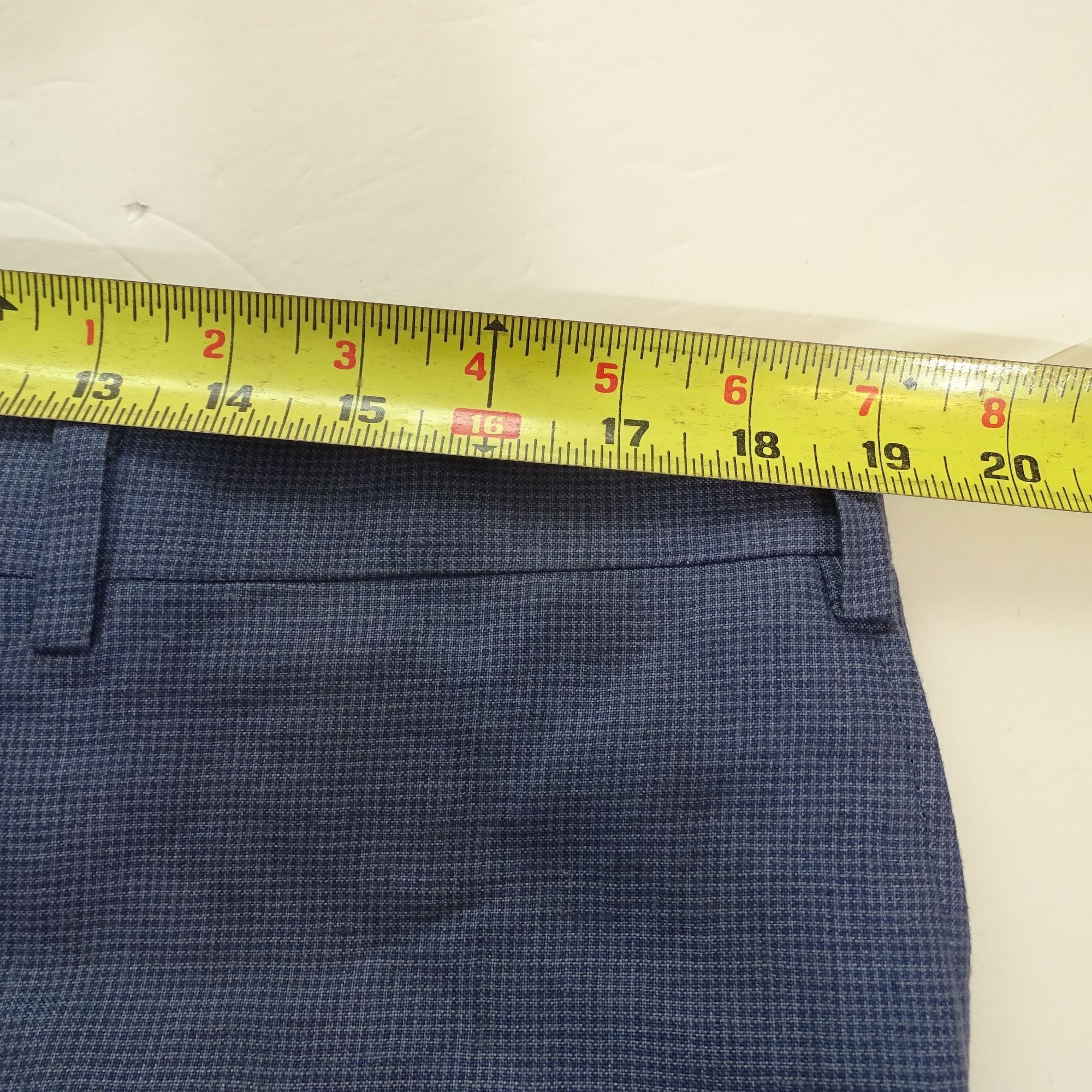 Indochino Indochino Slim Blue Micro Check Pants Men Size 38 x 26 Size US 38 / EU 54 - 8 Thumbnail