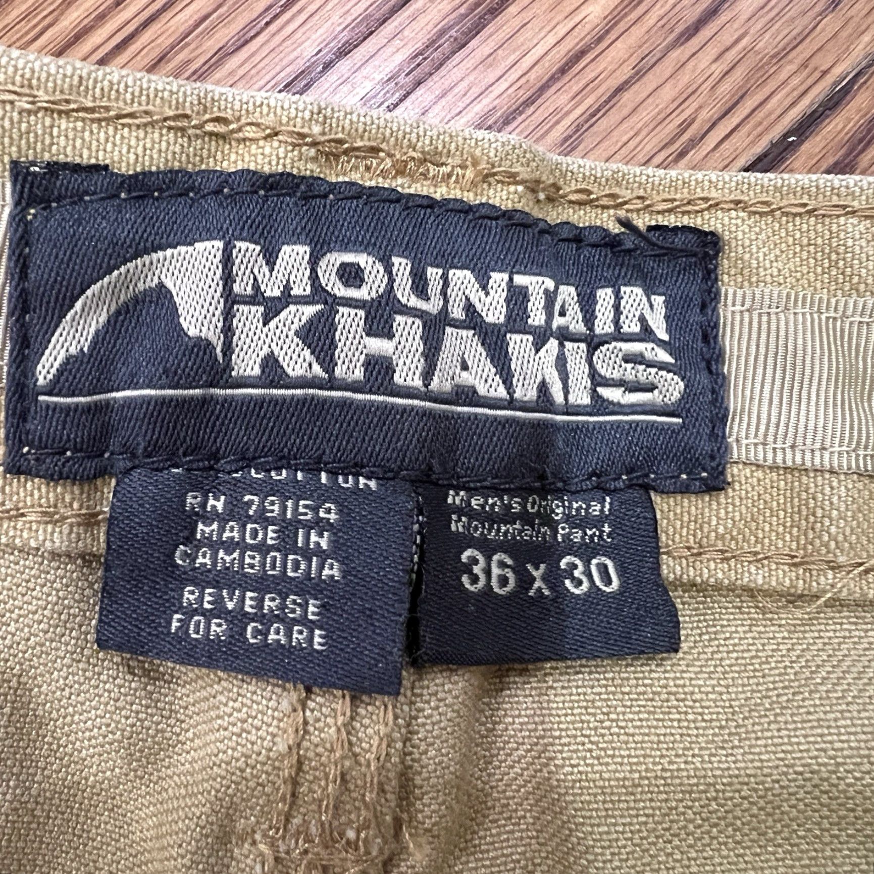 Mountain Khakis Mountain Khaki Pants Men's 36x30 Tan Canvas 100% Cotton Work Wear Size US 36 / EU 52 - 3 Thumbnail