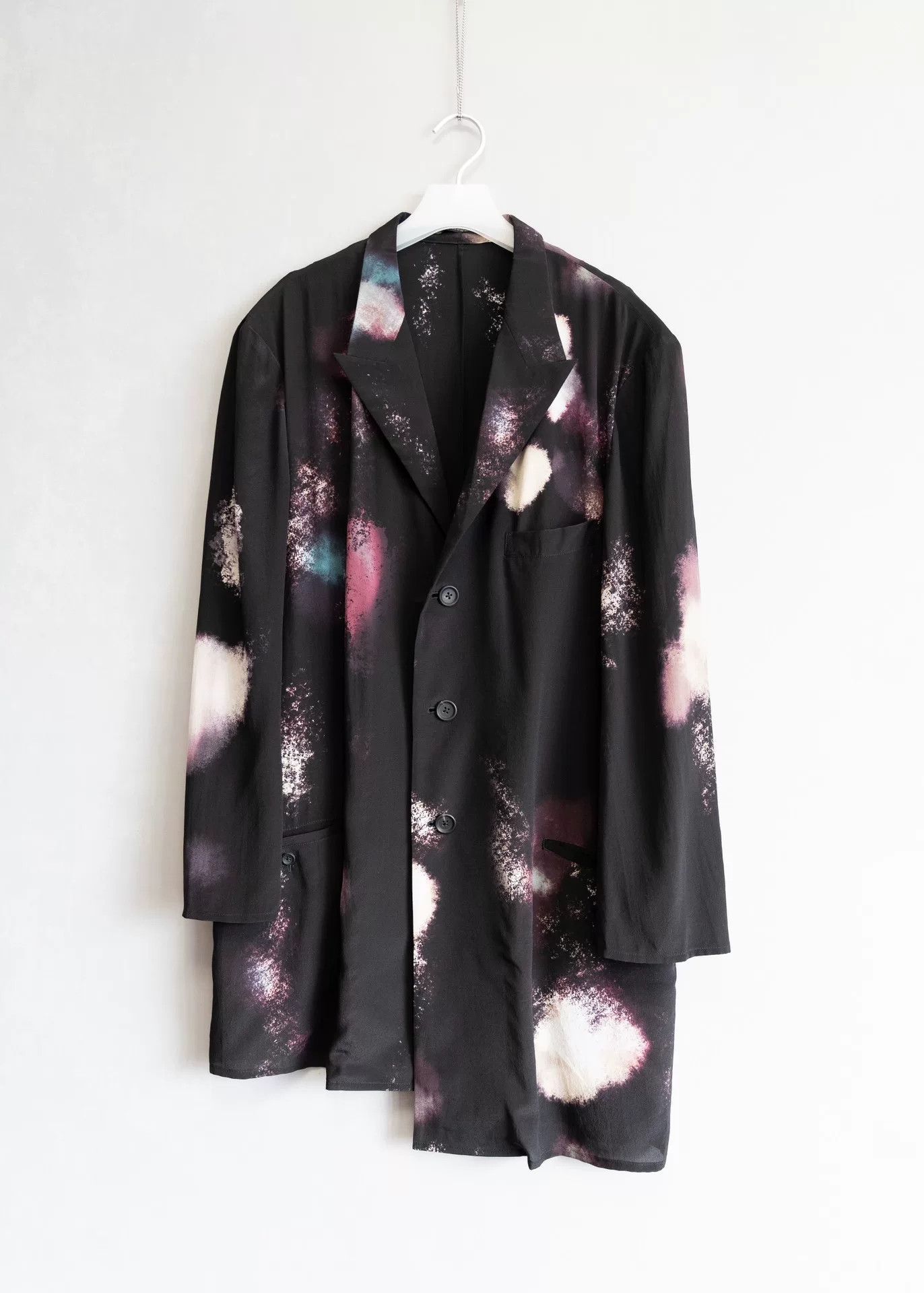 Yohji Yamamoto Yohji Yamamoto Silk Jacket with Unique Print Size M / US 6-8 / IT 42-44 - 1 Thumbnail