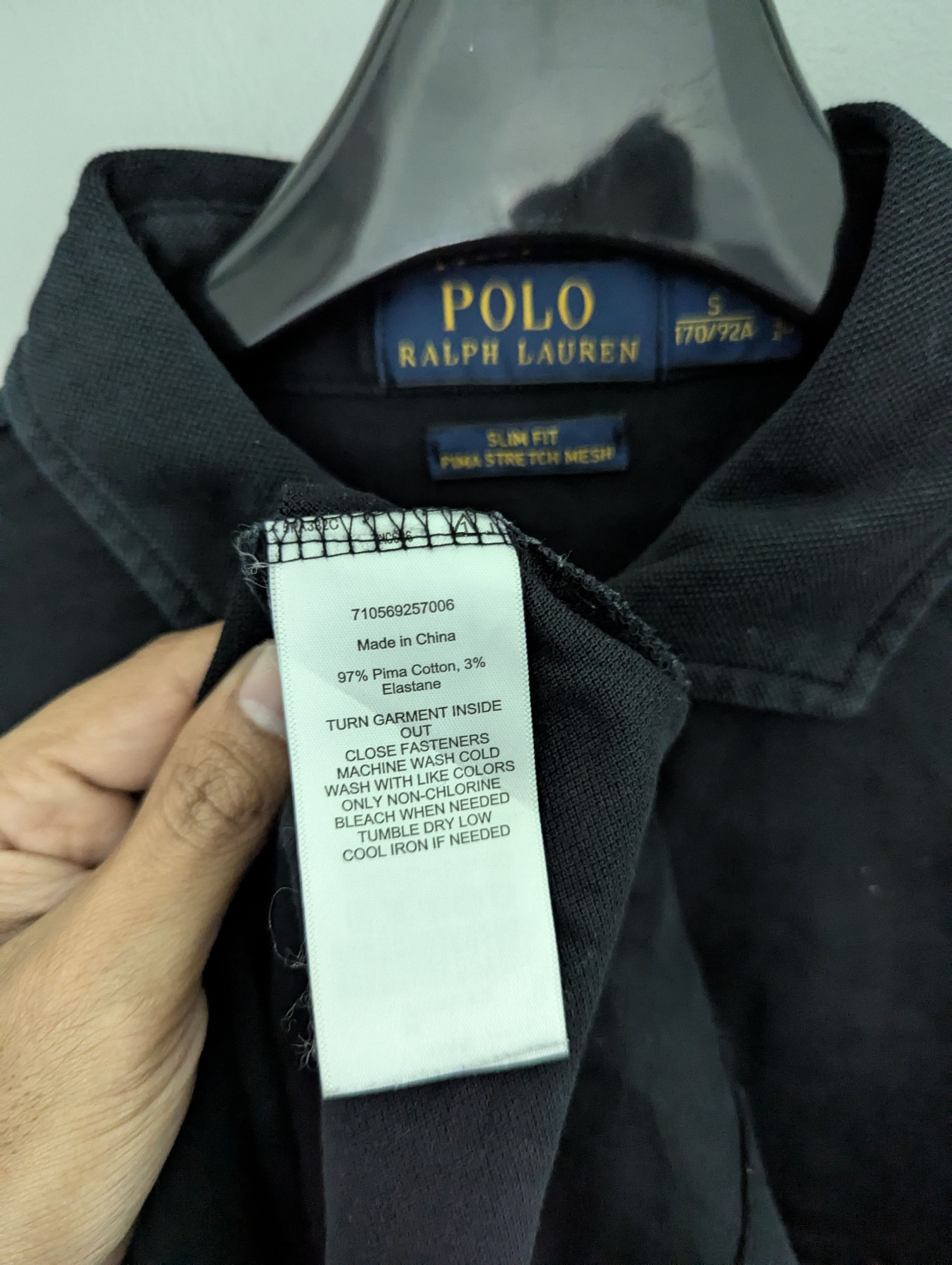 Polo Ralph Lauren × Ralph Lauren Long sleeve polo Ralph Lauren black Size US S / EU 44-46 / 1 - 3 Thumbnail