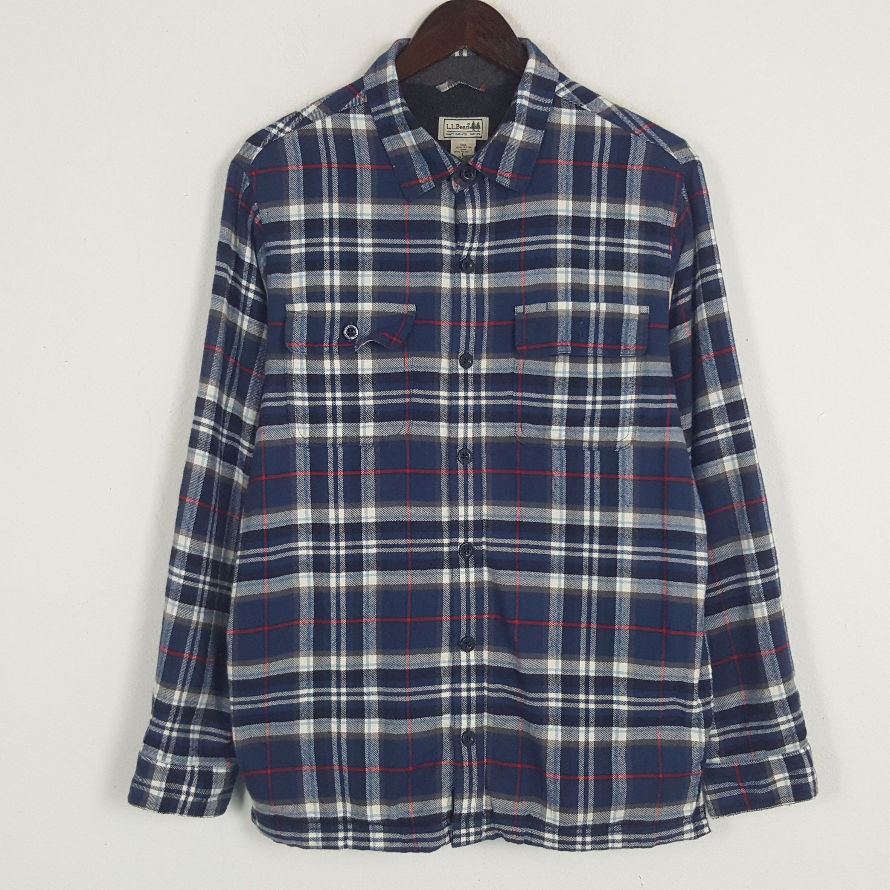 L.L. Bean × Vintage Vintage L.L. Bean Japan Worker Button Up Shirt Size US L / EU 52-54 / 3 - 1 Thumbnail