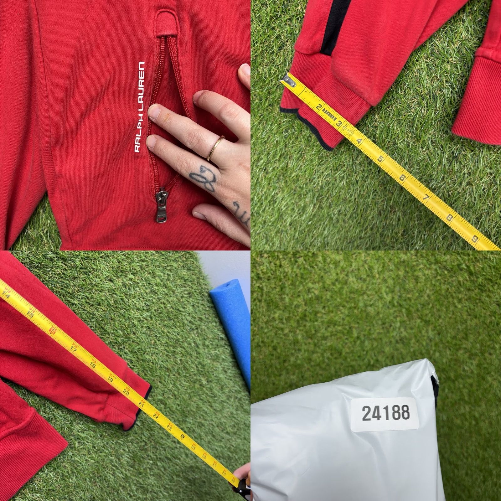Polo Ralph Lauren Polo Ralph Lauren Performance Track Jacket Mens Small Full Zip Red Activewear Size US S / EU 44-46 / 1 - 8 Thumbnail