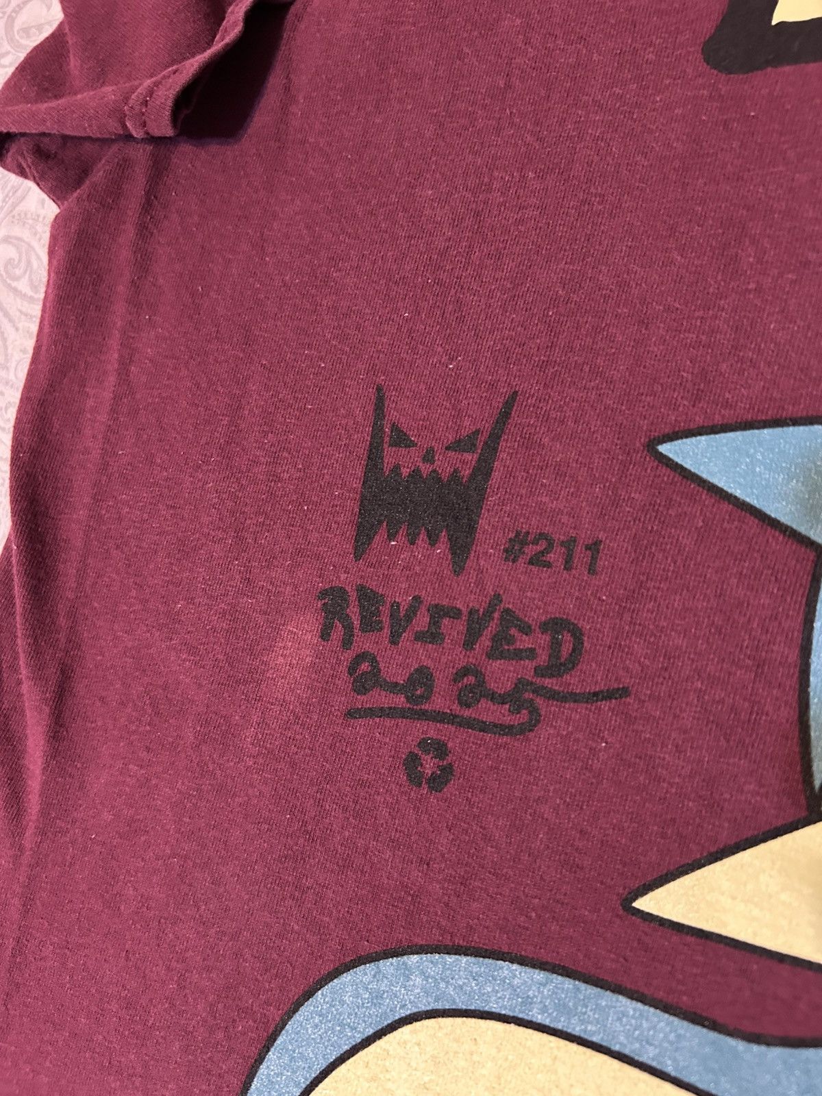 Asspizza Asspizza Gen 2 Pokemon Qwilfish Tee Shirt Burgandy XL Size US XL / EU 56 / 4 - 3 Thumbnail