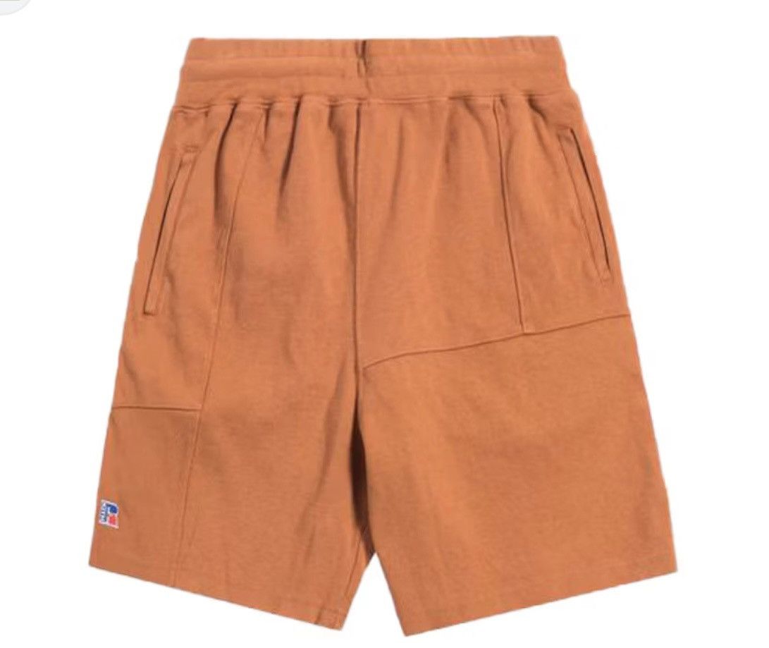Kith × Russell Athletic Kith x Russell Athletic Reverse Shorts - Amber Brown - Small Size US 30 / EU 46 - 1 Thumbnail